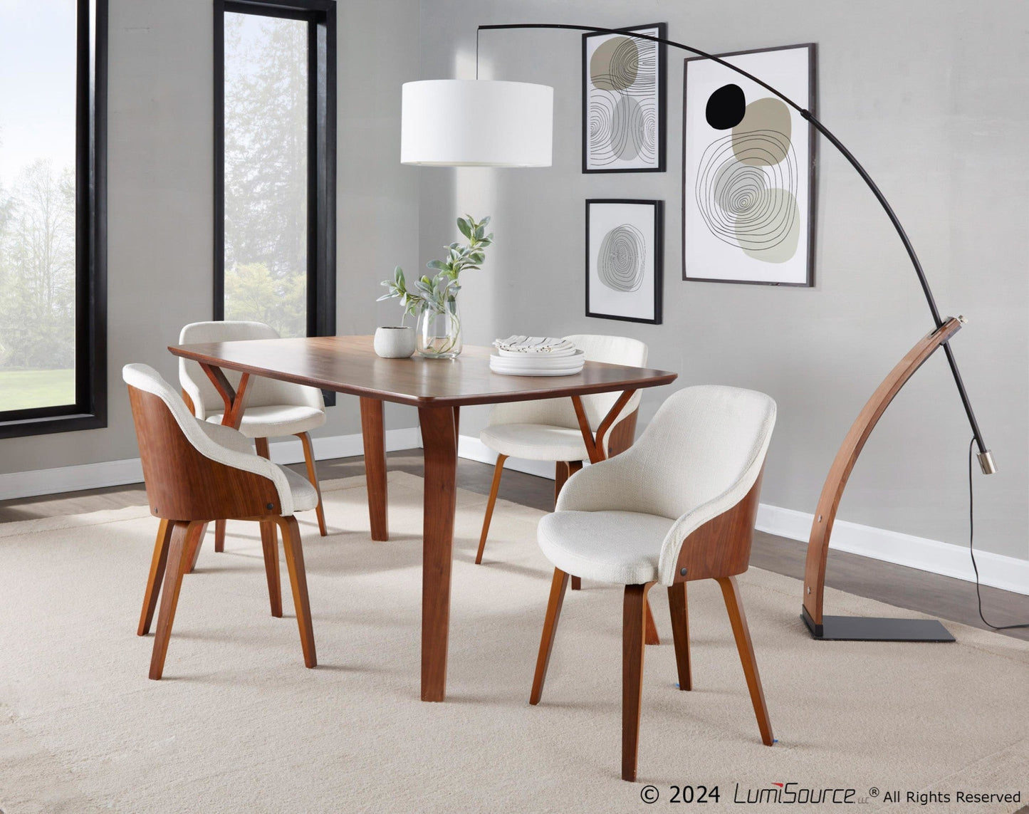 Lumisource Folia-bacci Dining Set - 5 Piece