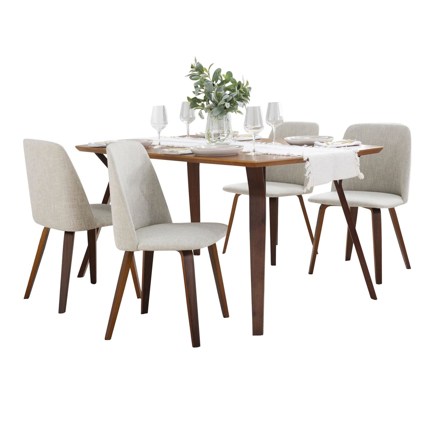 Lumisource Folia-toriano Dining Set - 5 Piece