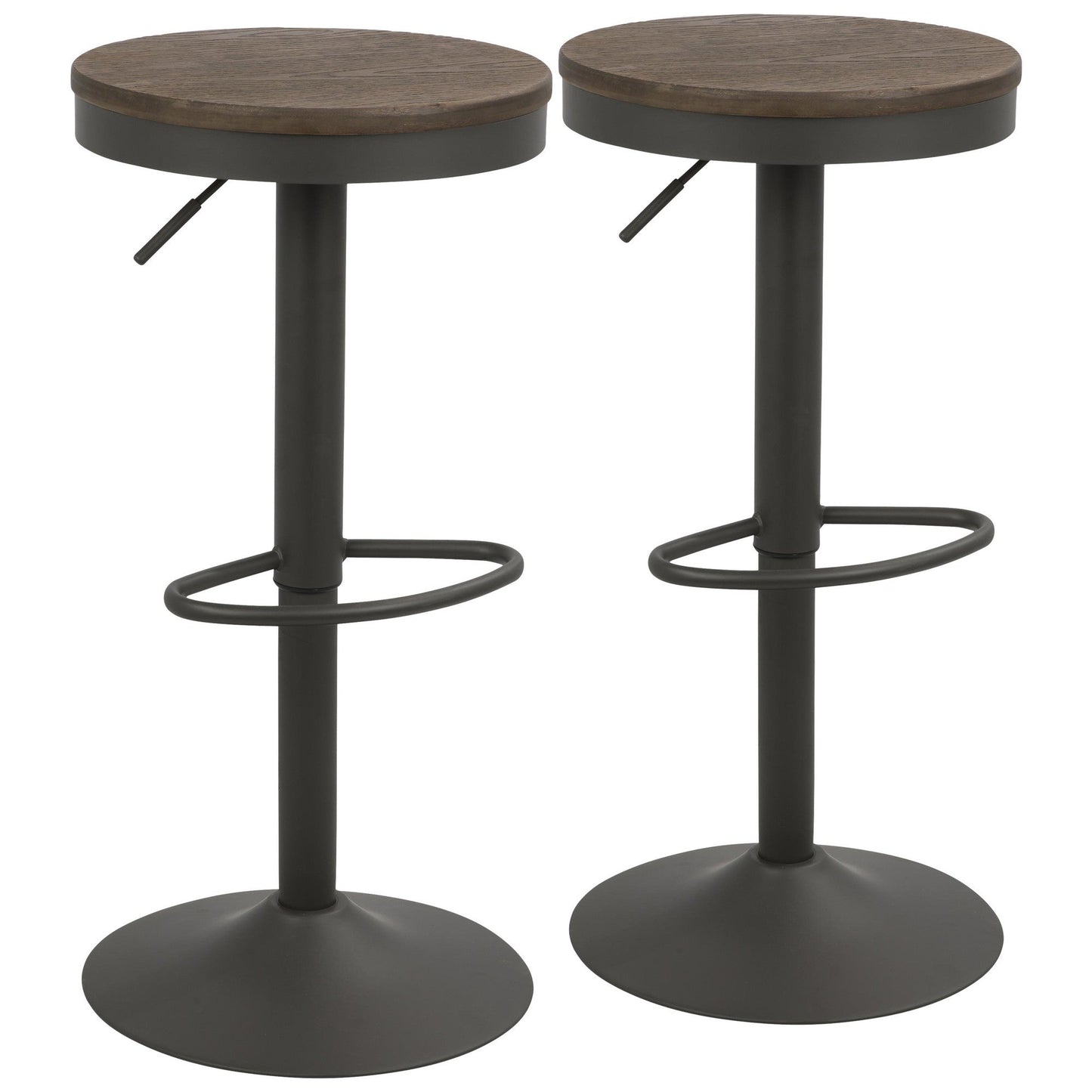 Majestic Office Furniture Adjustable Barstool - Set of 2