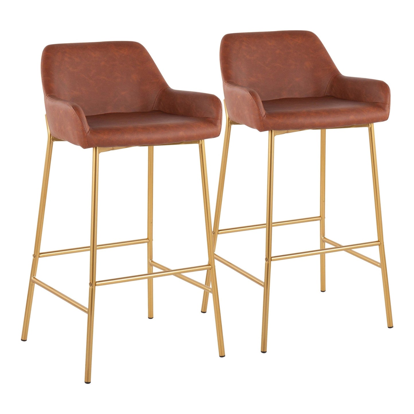 Majestic Office Furniture 30" Fixed-Height Barstool - Set of 2