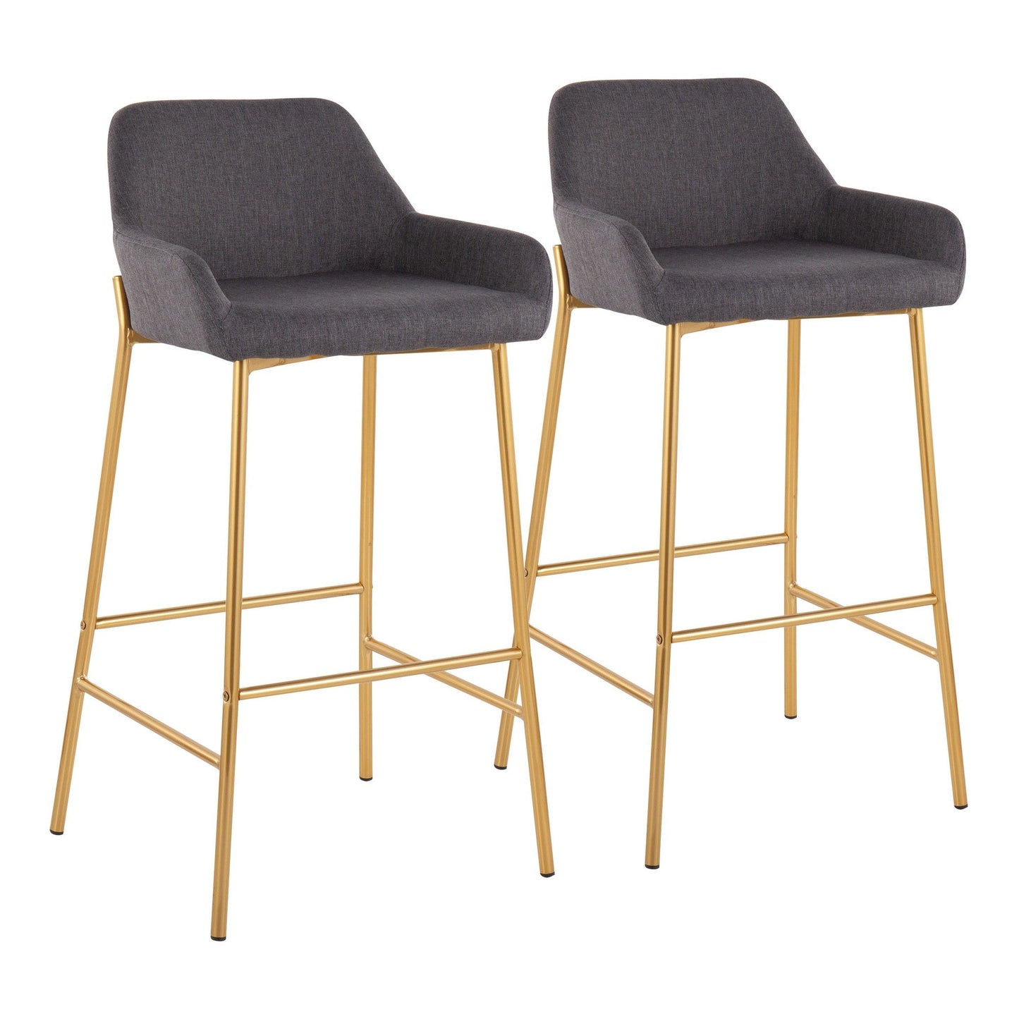 Majestic Office Furniture 30" Fixed-Height Barstool - Set of 2