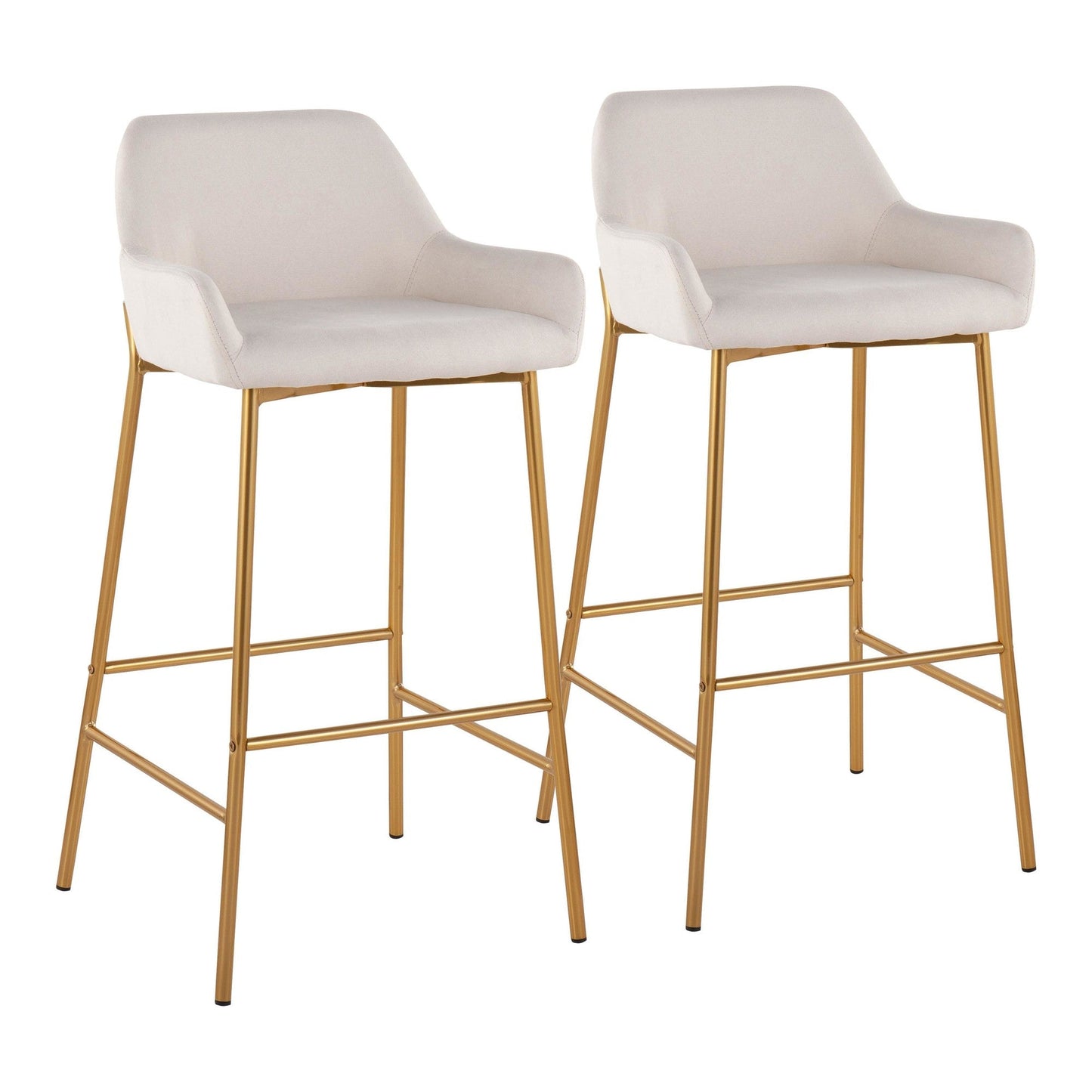 Majestic Office Furniture 30" Fixed-Height Barstool - Set of 2