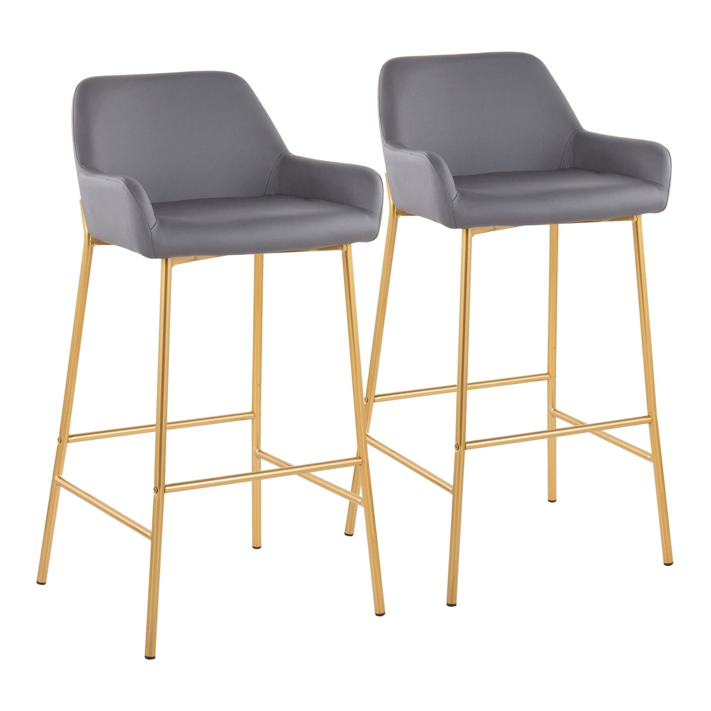 Majestic Office Furniture 30" Fixed-Height Barstool - Set of 2