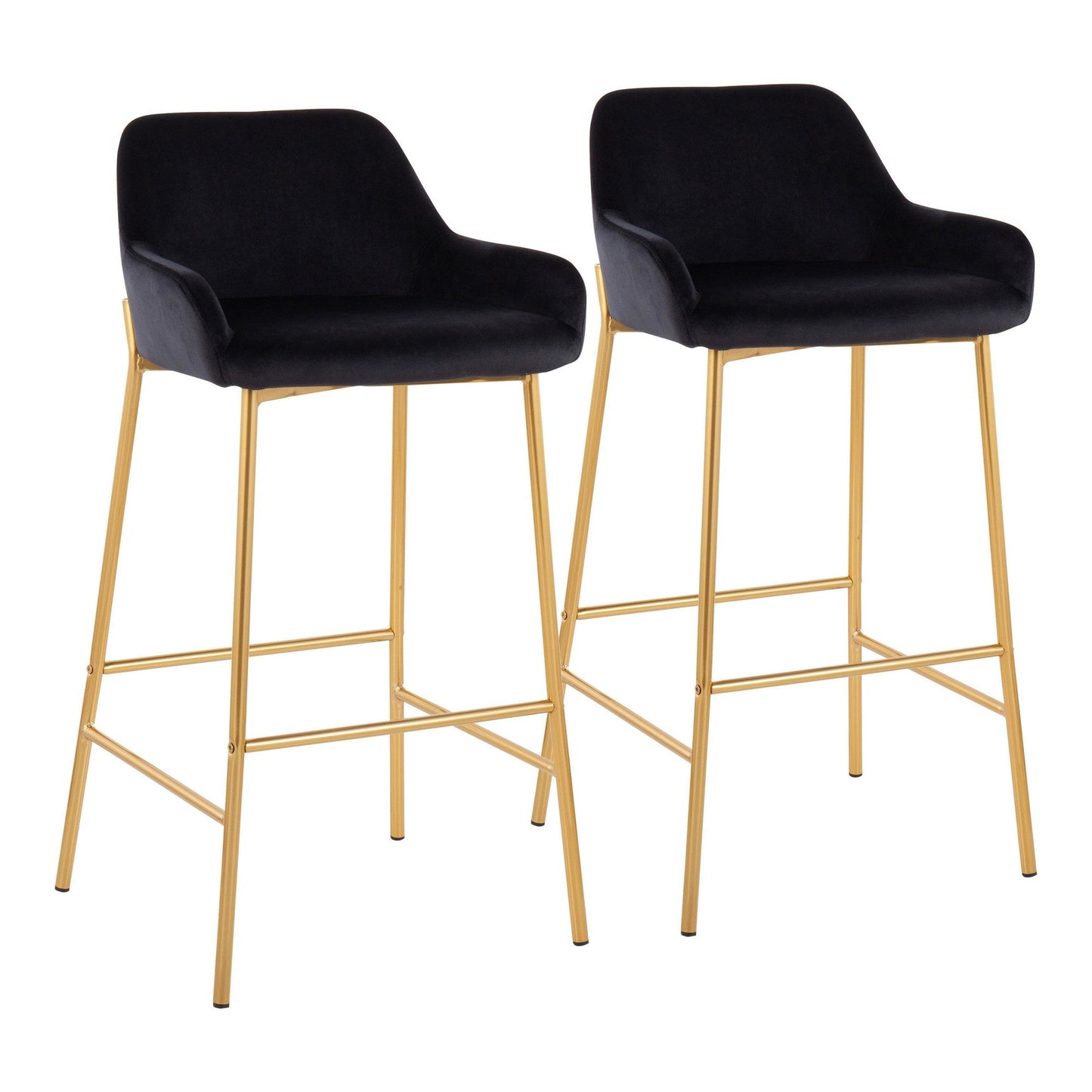 Majestic Office Furniture 30" Fixed-Height Barstool - Set of 2