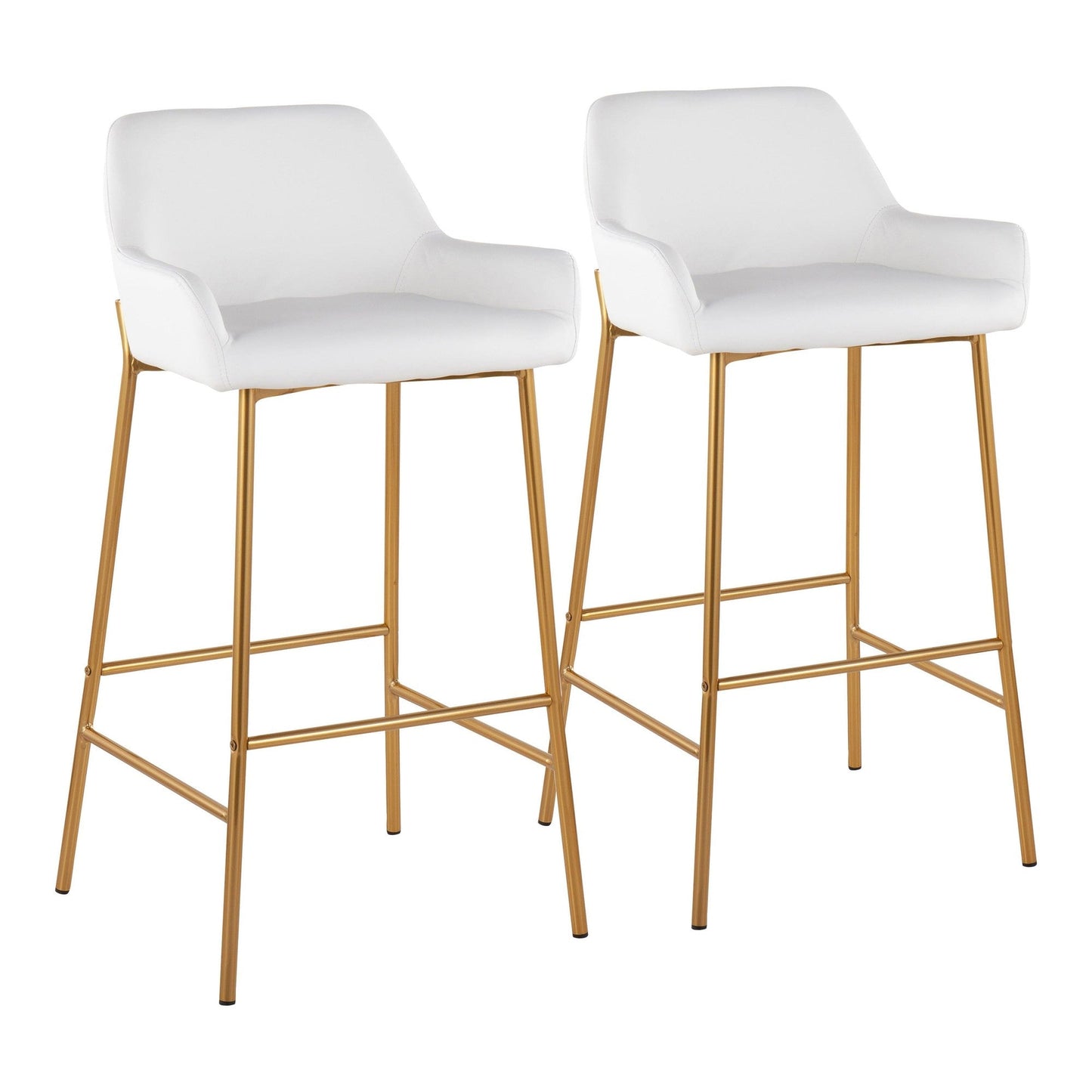 Majestic Office Furniture 30" Fixed-Height Barstool - Set of 2