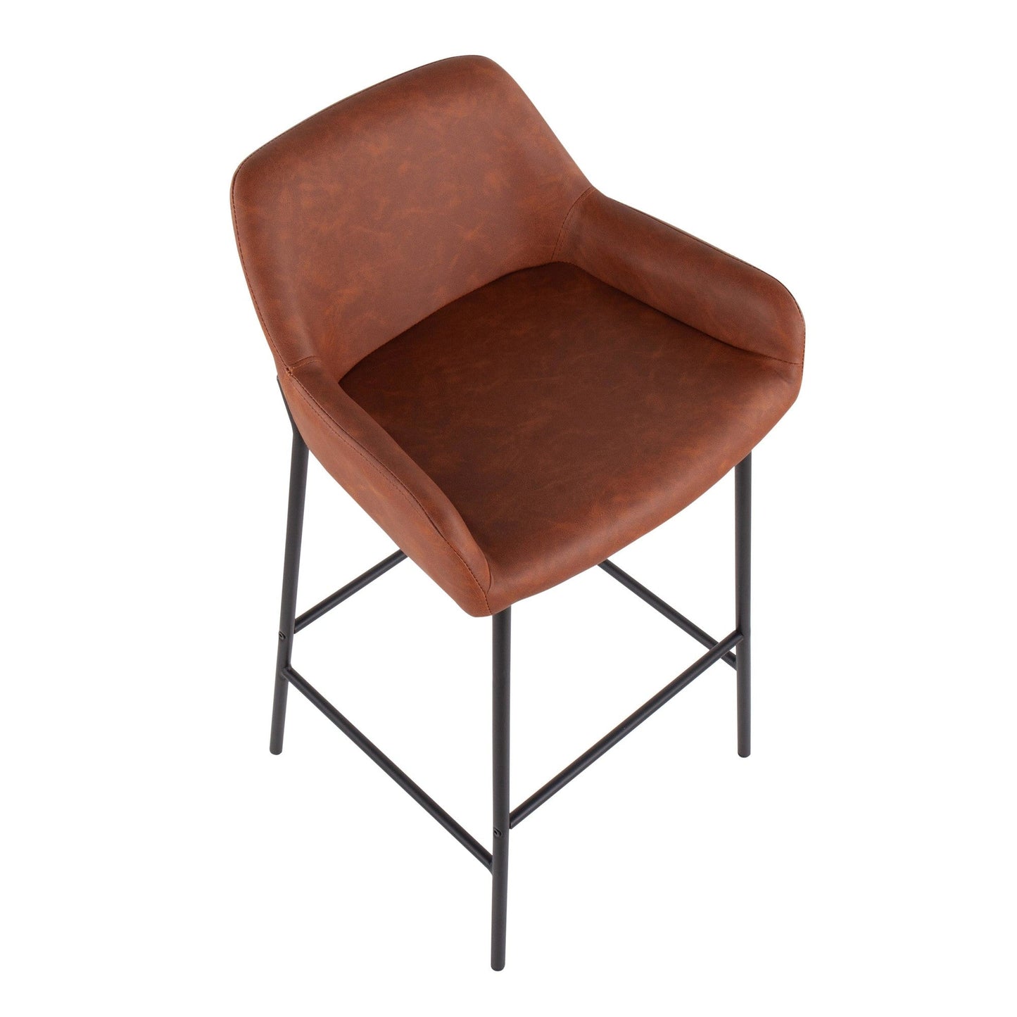 Majestic Office Furniture 30" Fixed-Height Barstool - Set of 2