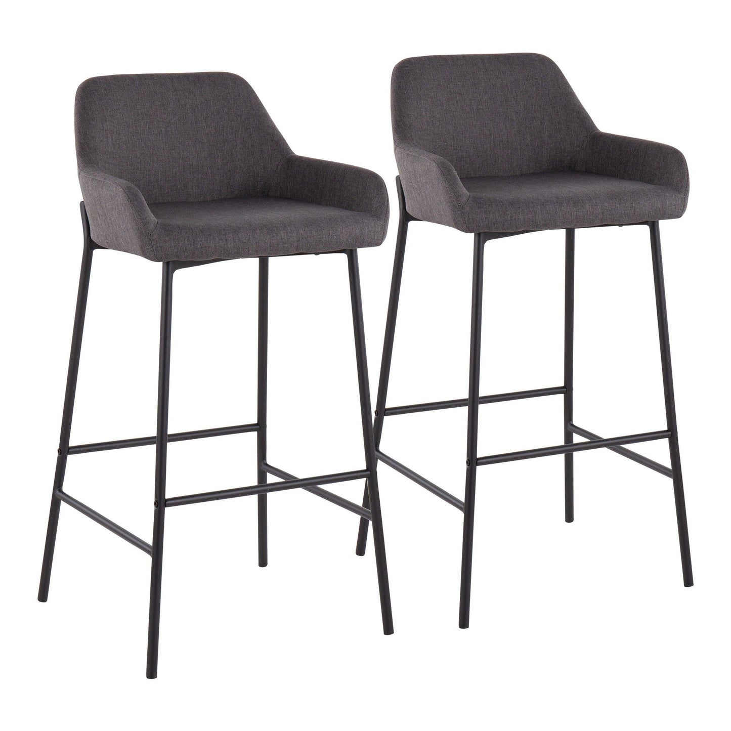 Majestic Office Furniture 30" Fixed-Height Barstool - Set of 2