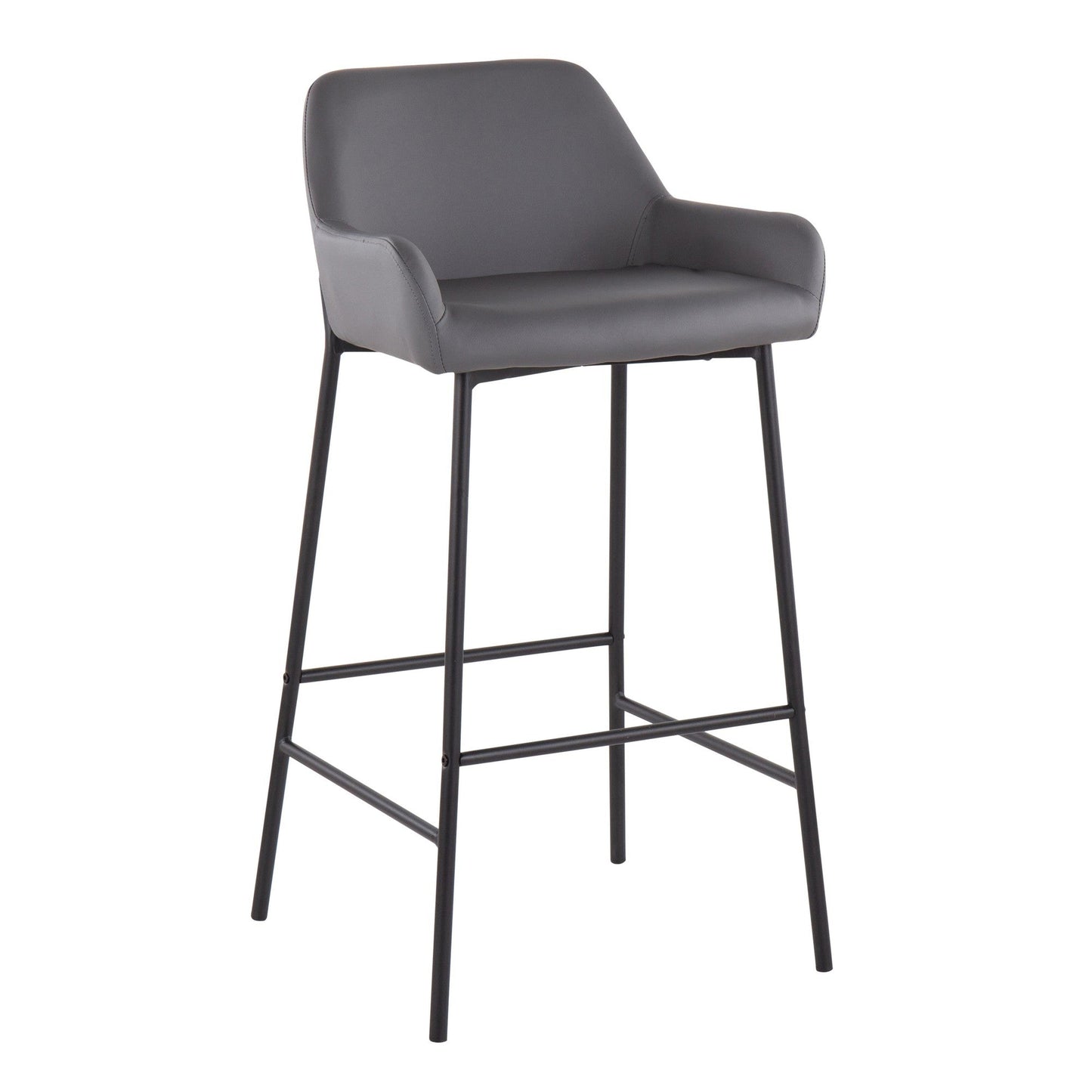 Majestic Office Furniture 30" Fixed-Height Barstool - Set of 2