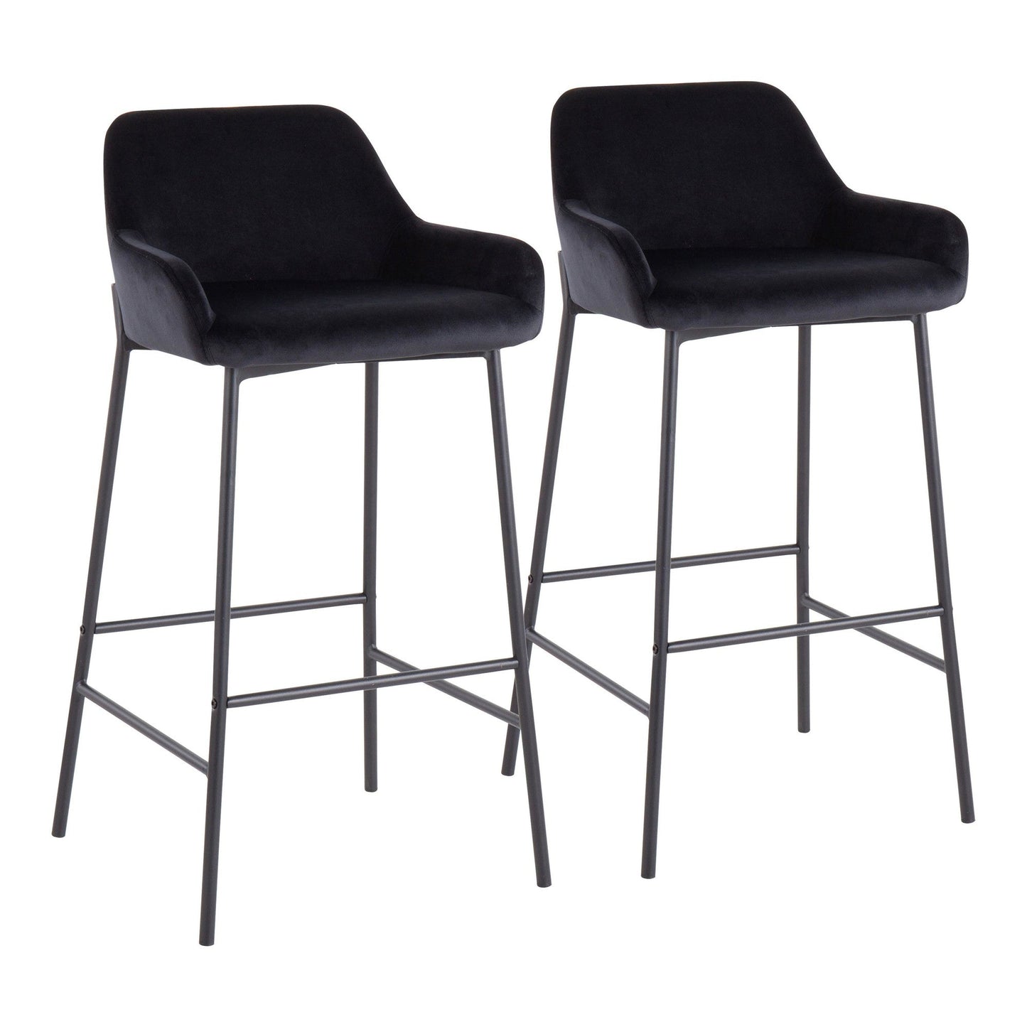 Majestic Office Furniture 30" Fixed-Height Barstool - Set of 2