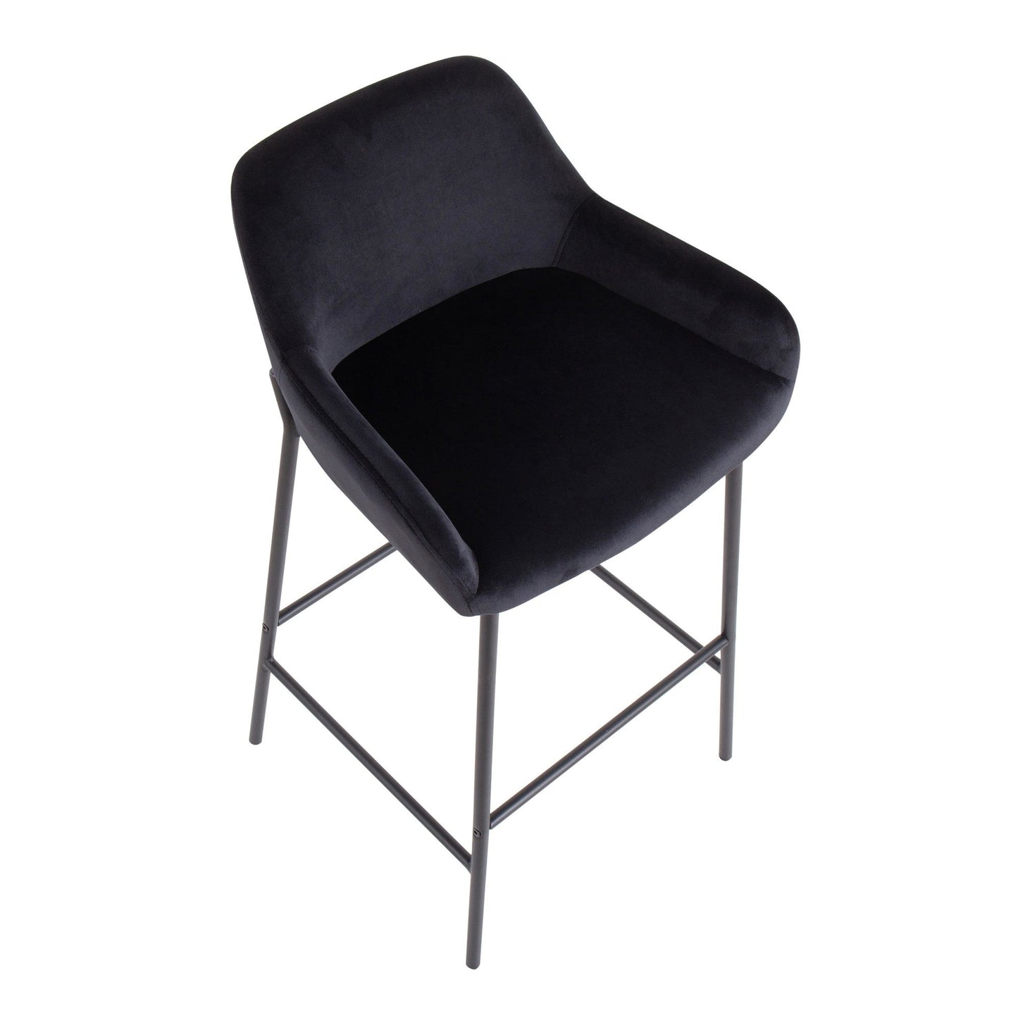Majestic Office Furniture 30" Fixed-Height Barstool - Set of 2