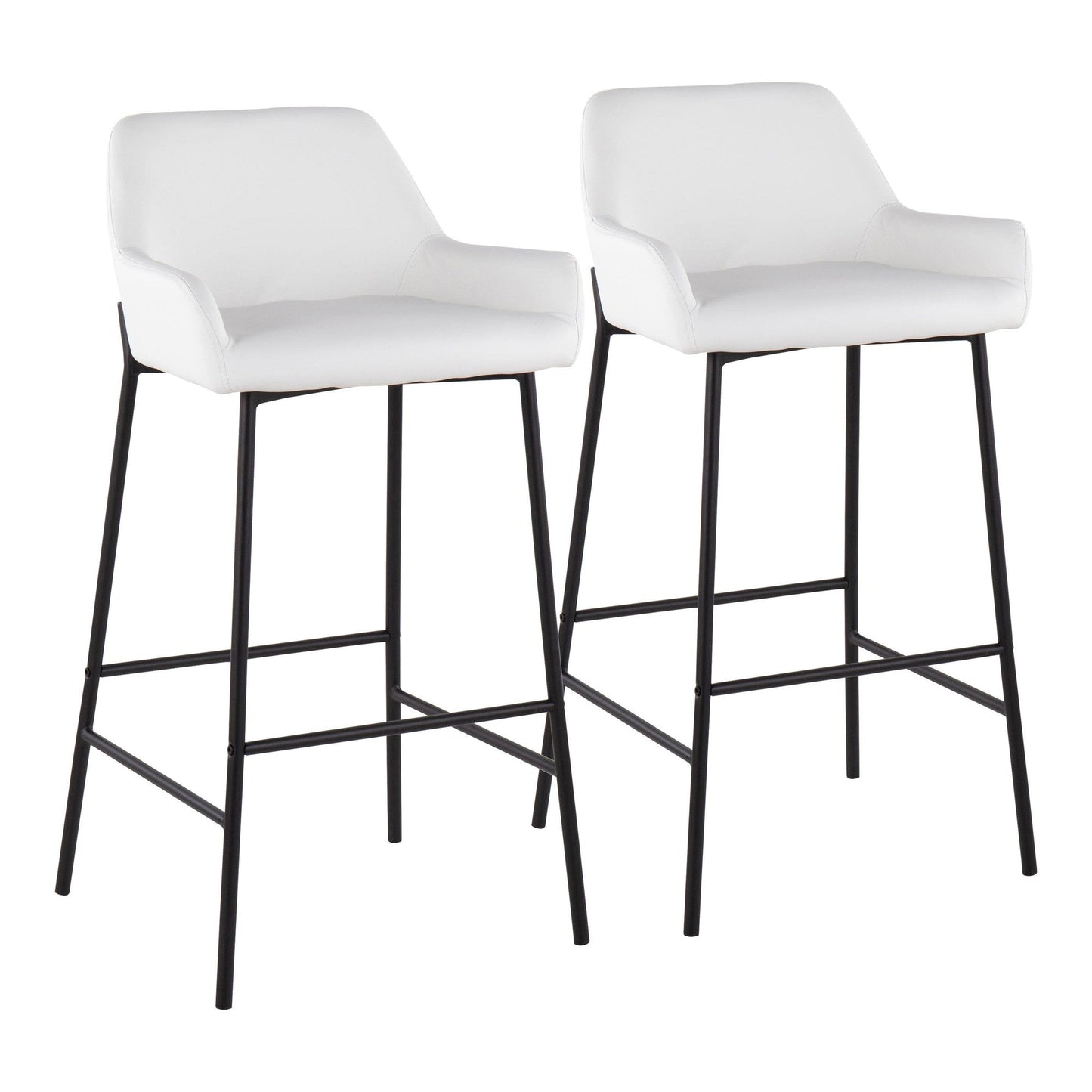 Majestic Office Furniture 30" Fixed-Height Barstool - Set of 2