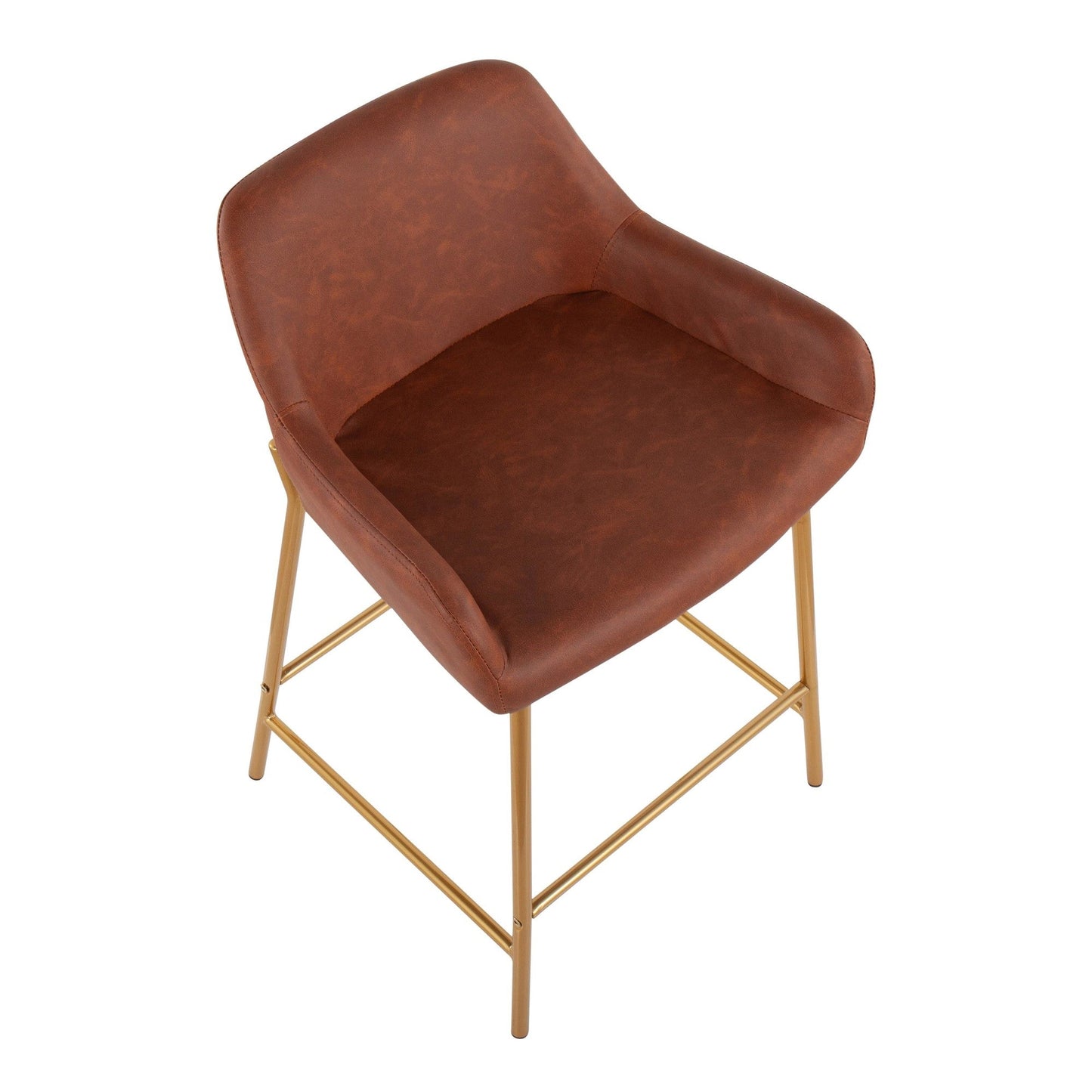 Majestic Office Furniture 24" Fixed-Height Counter Stool - Set of 2