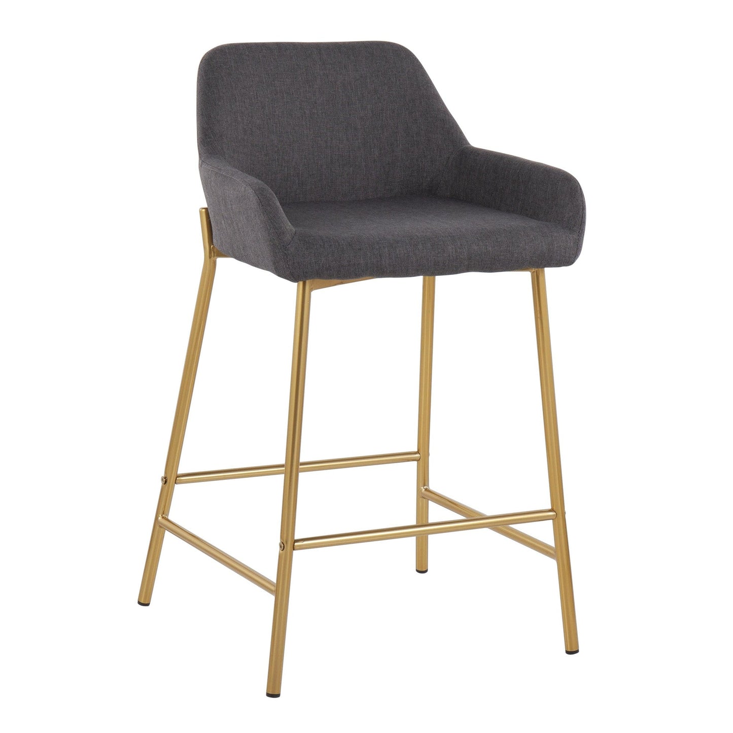 Majestic Office Furniture 24" Fixed-Height Counter Stool - Set of 2