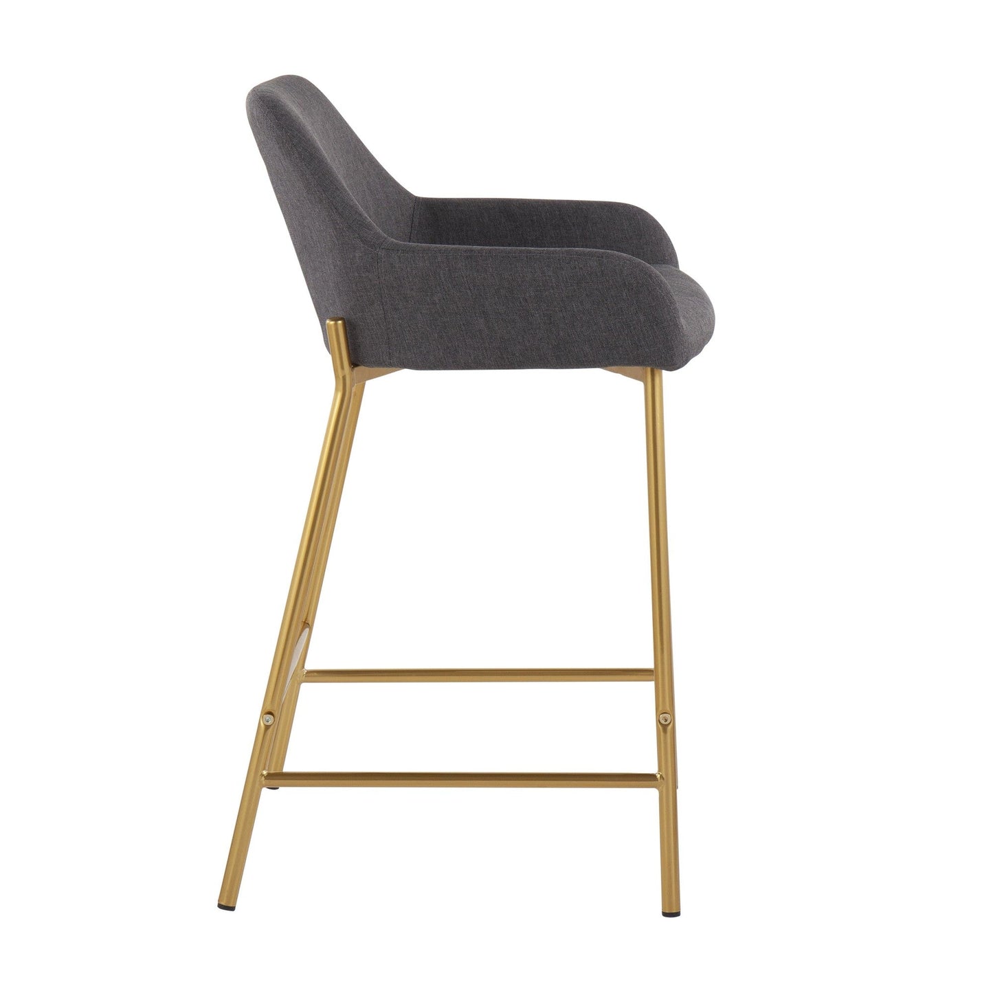 Majestic Office Furniture 24" Fixed-Height Counter Stool - Set of 2
