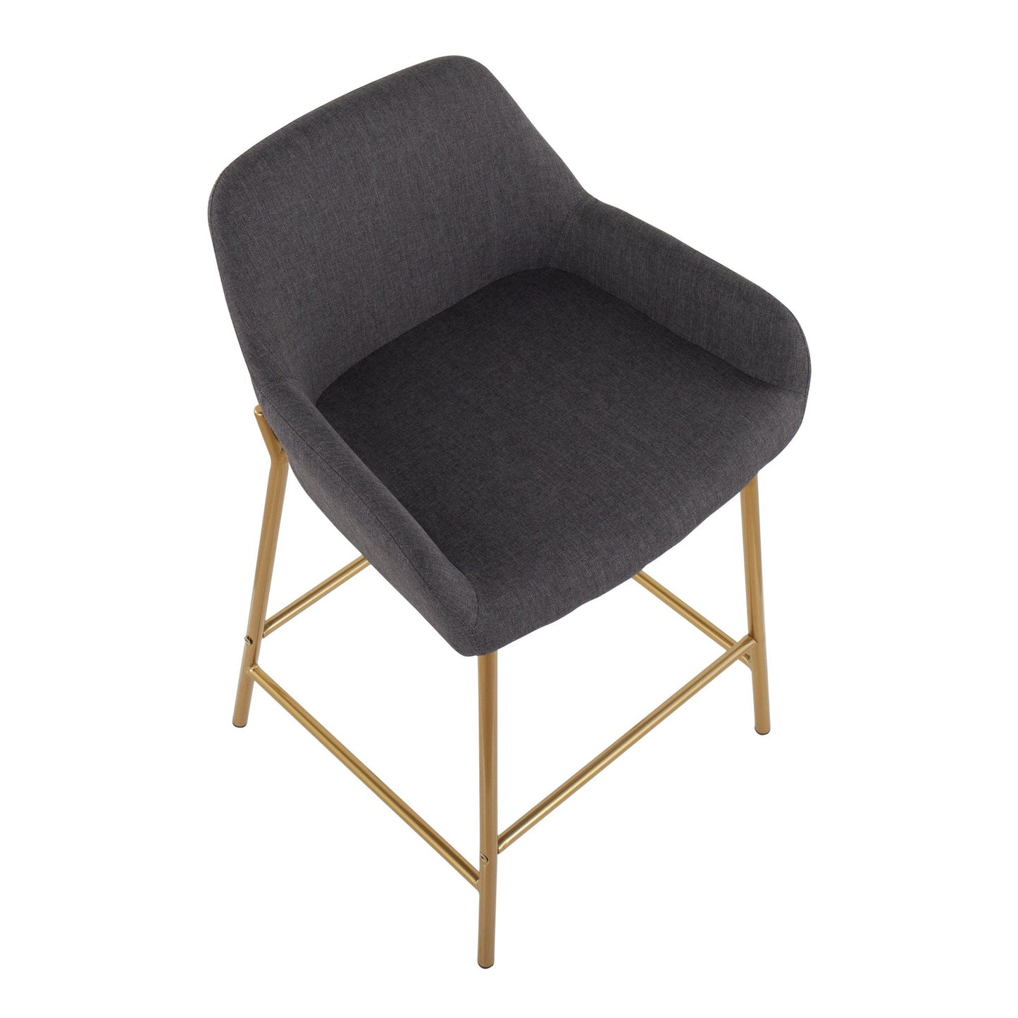 Majestic Office Furniture 24" Fixed-Height Counter Stool - Set of 2
