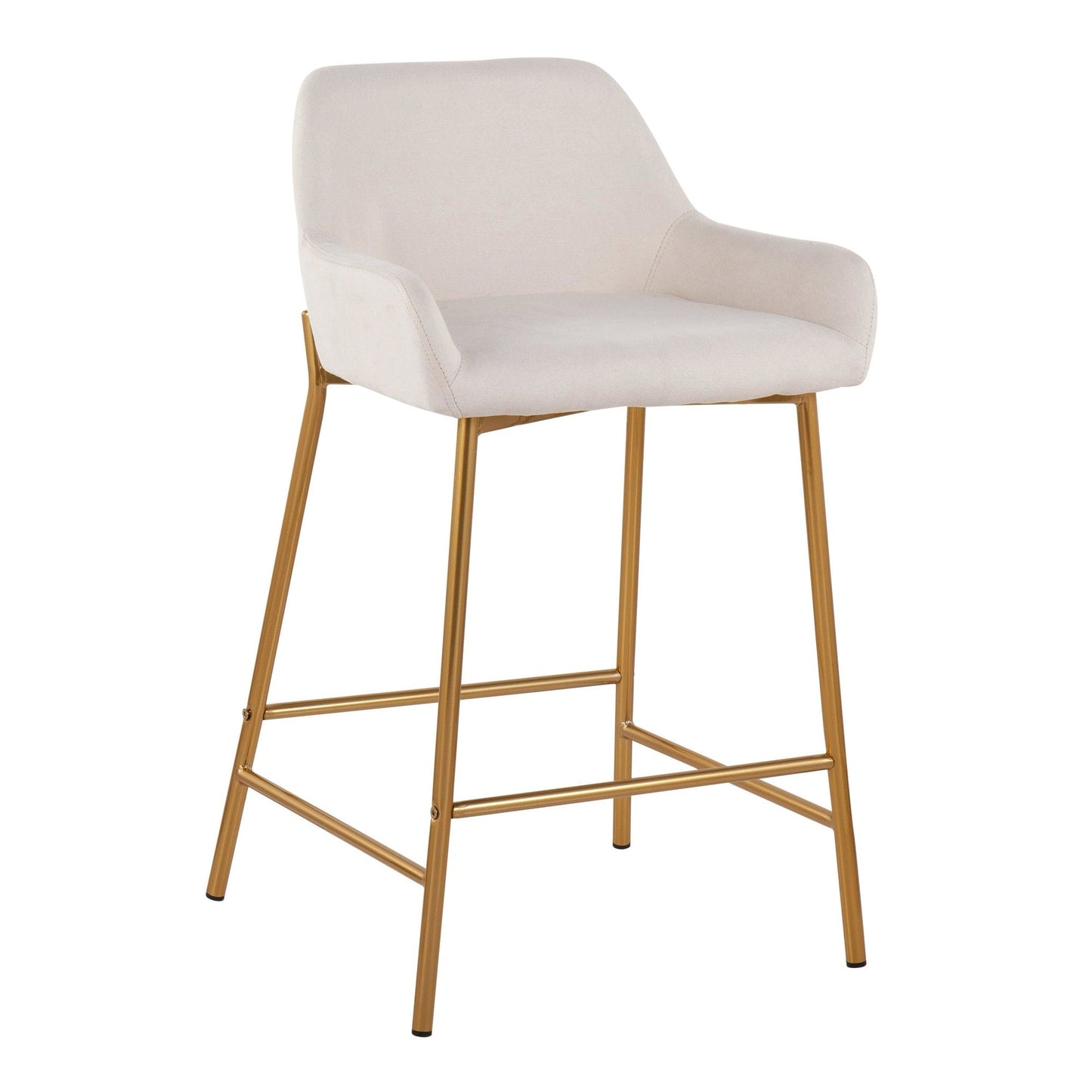 Majestic Office Furniture 24" Fixed-Height Counter Stool - Set of 2
