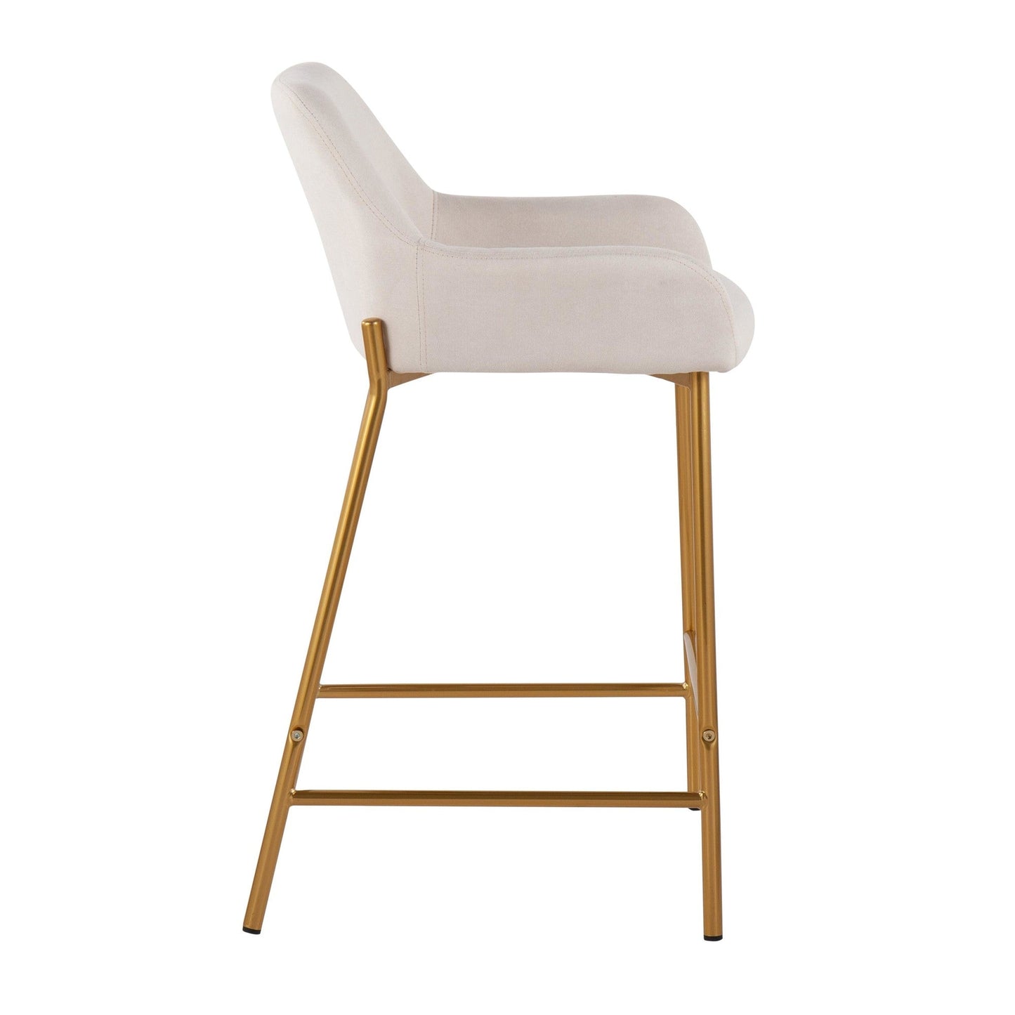 Majestic Office Furniture 24" Fixed-Height Counter Stool - Set of 2