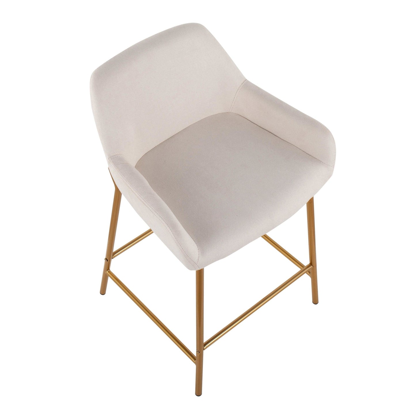 Majestic Office Furniture 24" Fixed-Height Counter Stool - Set of 2