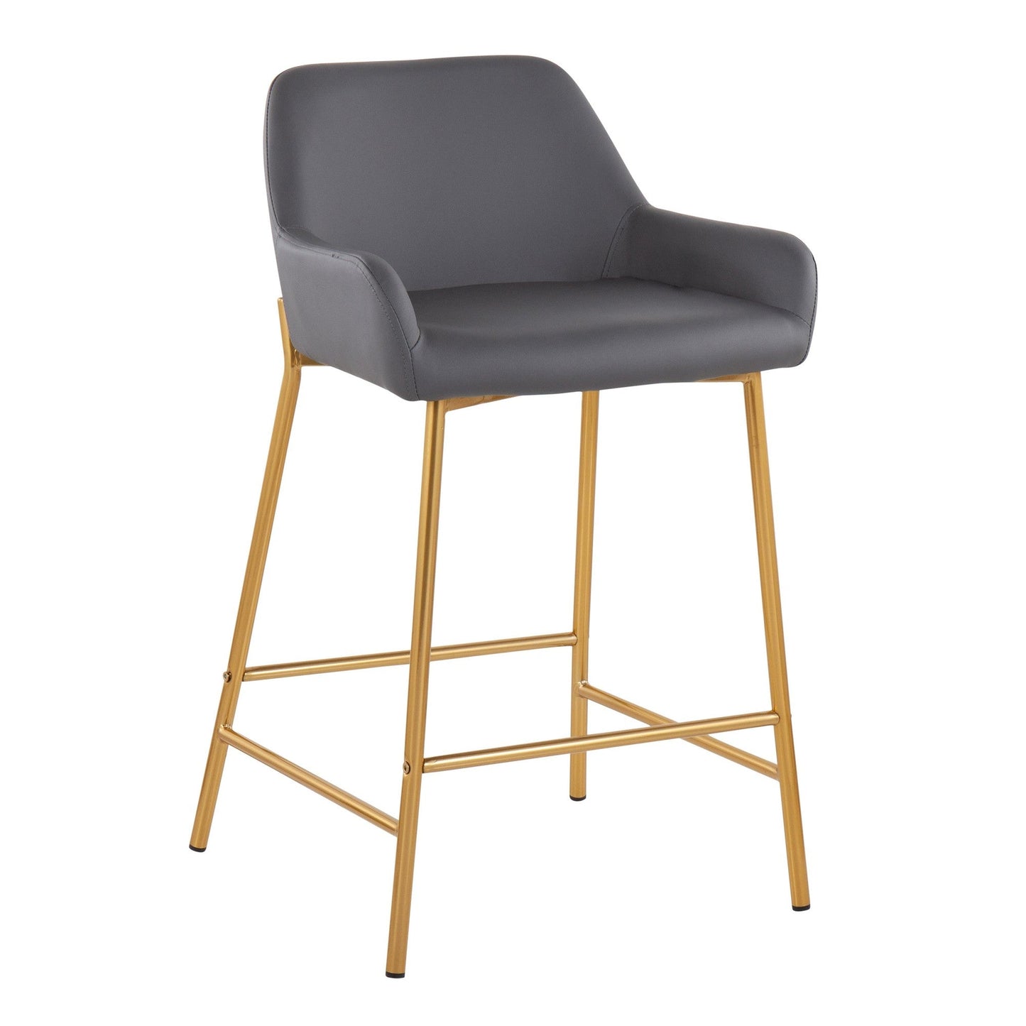Majestic Office Furniture 24" Fixed-Height Counter Stool - Set of 2