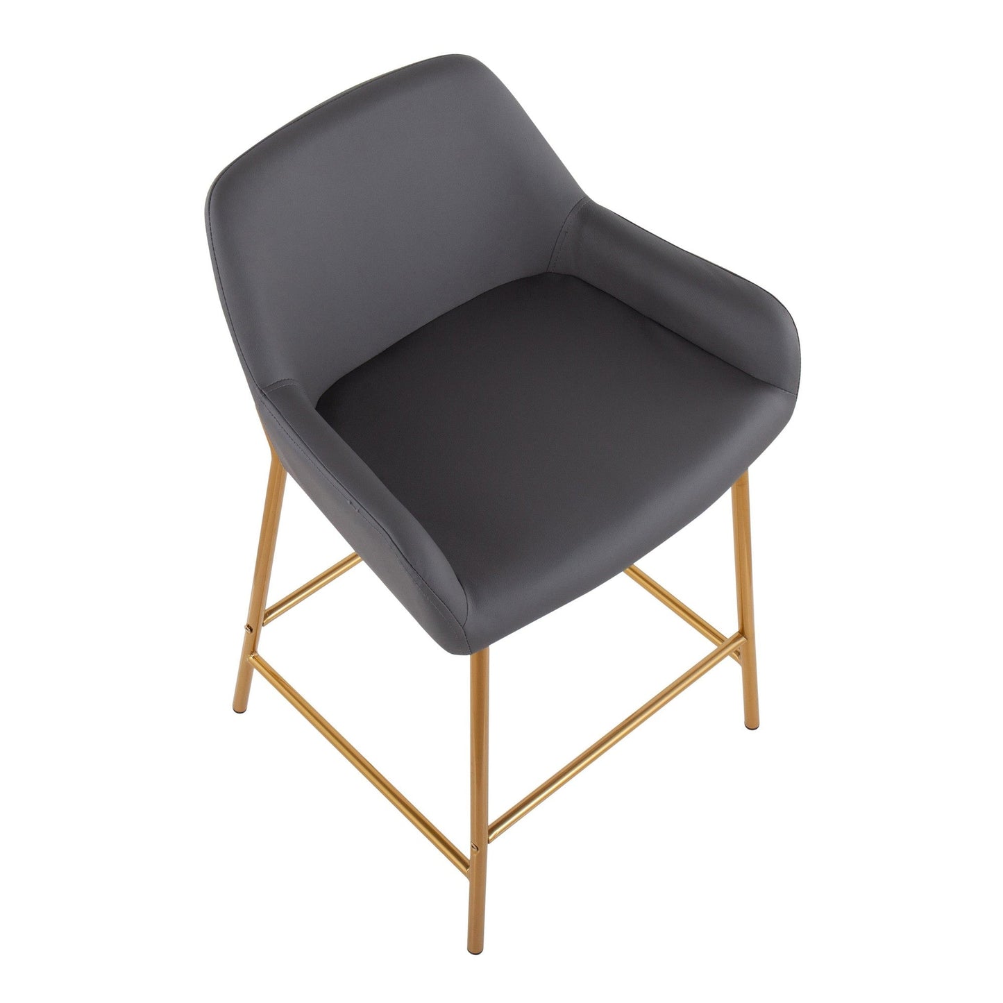 Majestic Office Furniture 24" Fixed-Height Counter Stool - Set of 2