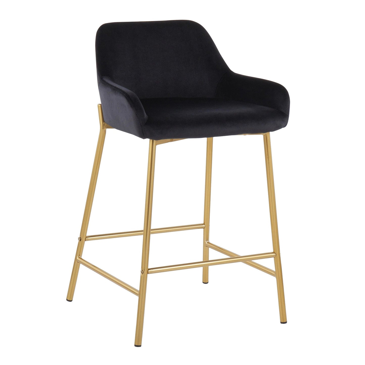 Majestic Office Furniture 24" Fixed-Height Counter Stool - Set of 2