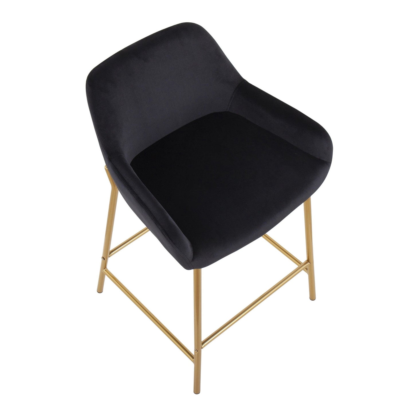 Majestic Office Furniture 24" Fixed-Height Counter Stool - Set of 2