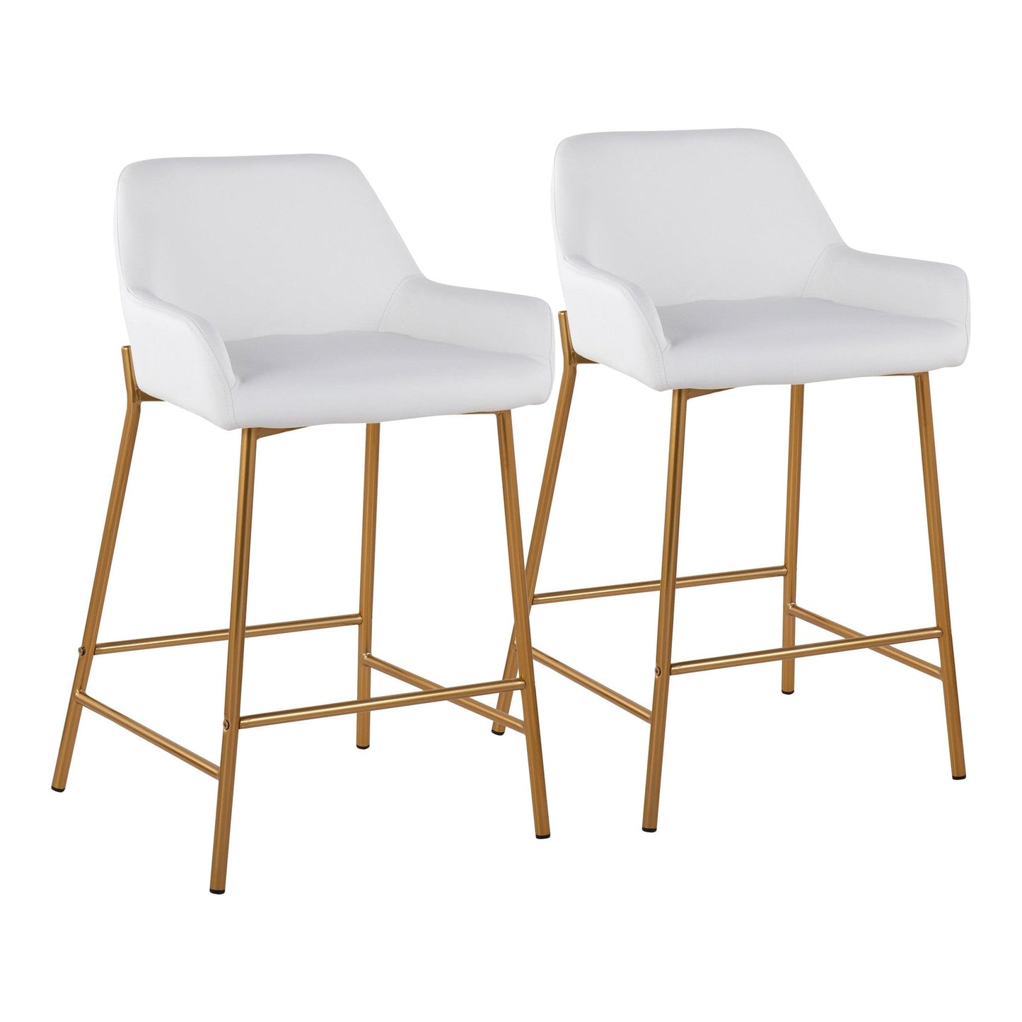 Majestic Office Furniture 24" Fixed-Height Counter Stool - Set of 2