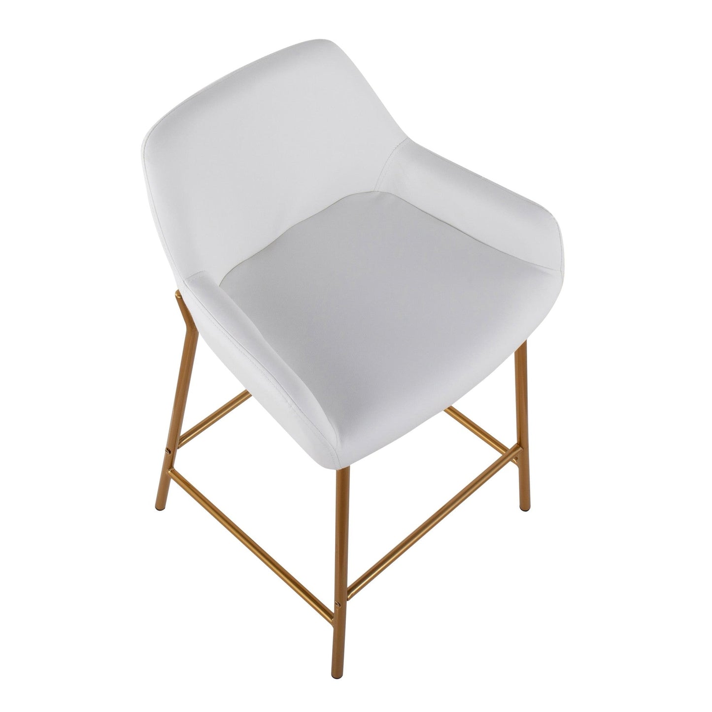 Majestic Office Furniture 24" Fixed-Height Counter Stool - Set of 2