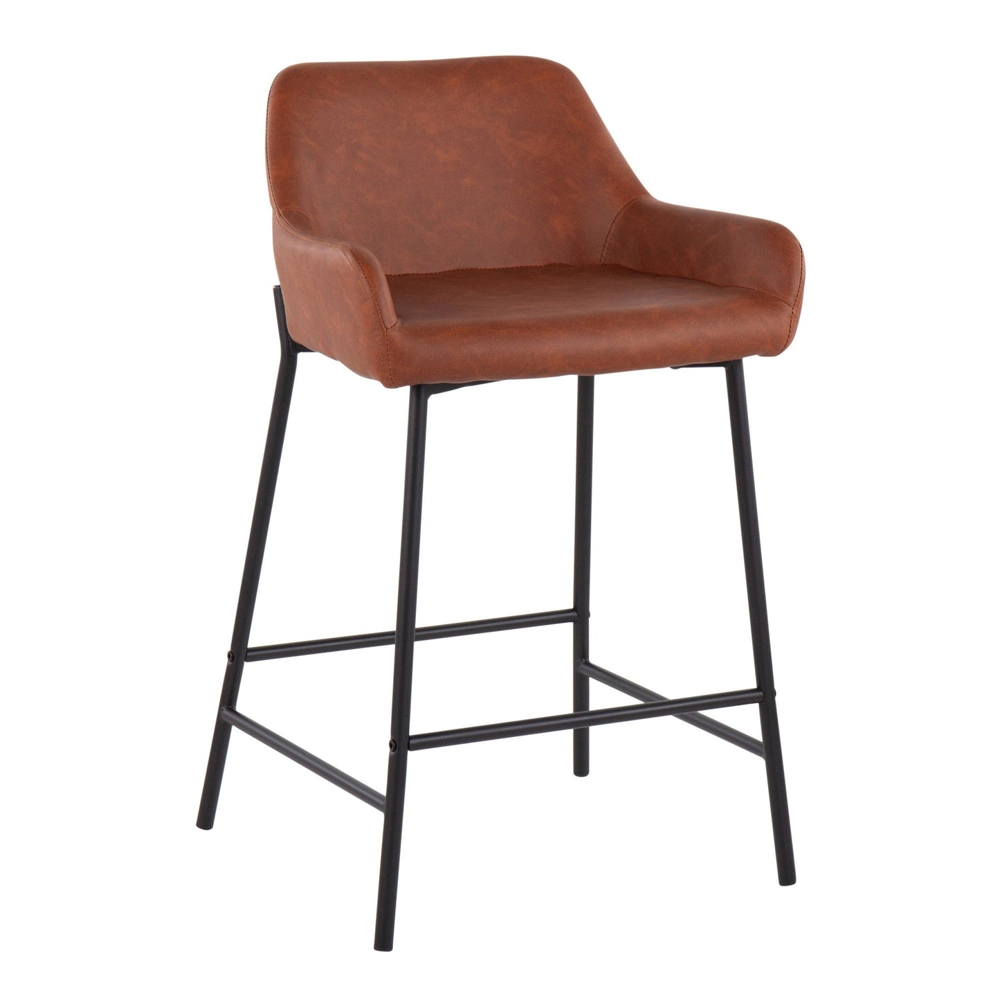 Majestic Office Furniture 24" Fixed-Height Counter Stool - Set of 2