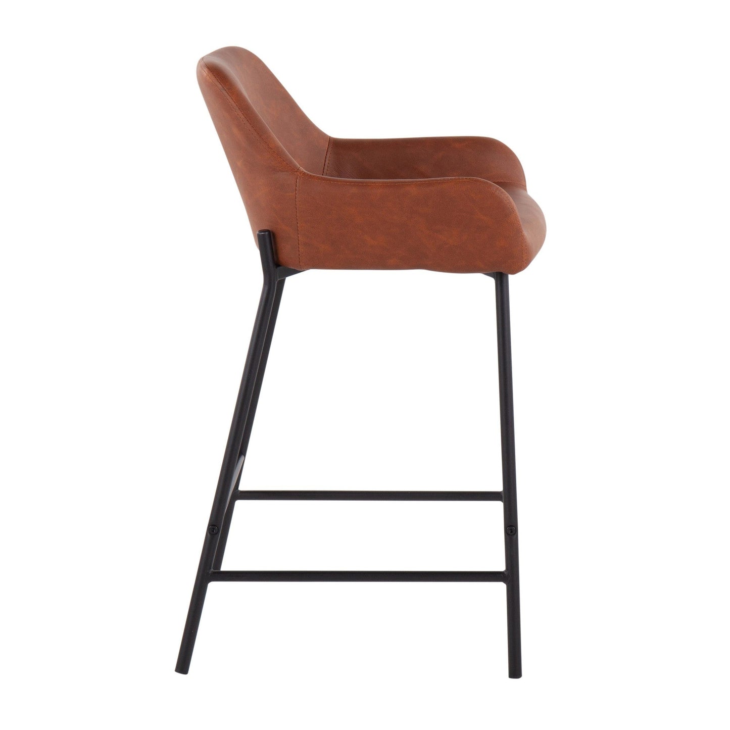 Majestic Office Furniture 24" Fixed-Height Counter Stool - Set of 2