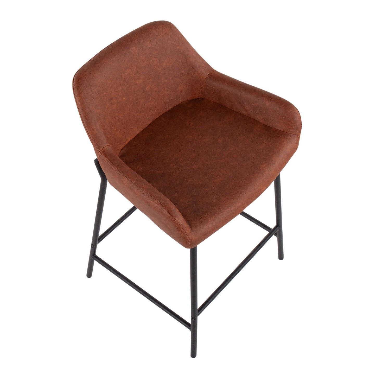 Majestic Office Furniture 24" Fixed-Height Counter Stool - Set of 2