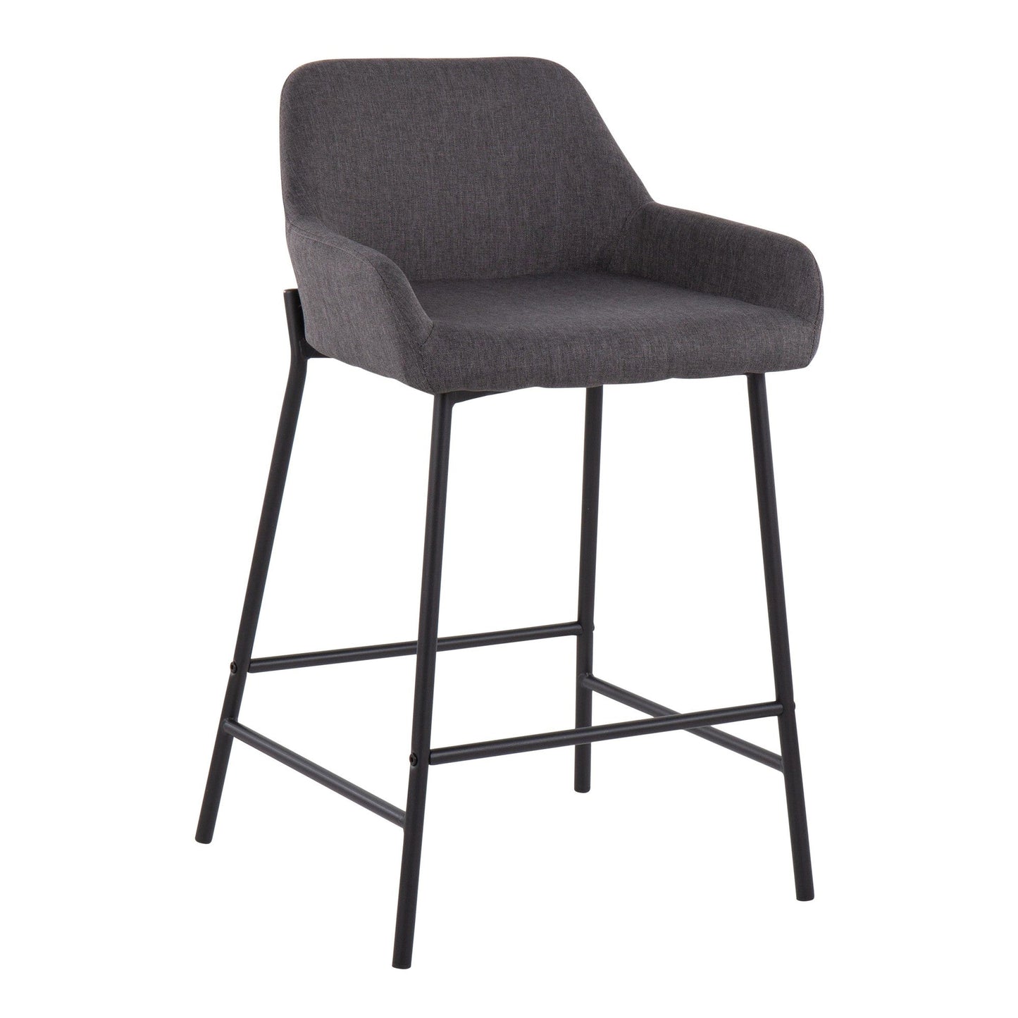 Majestic Office Furniture 24" Fixed-Height Counter Stool - Set of 2