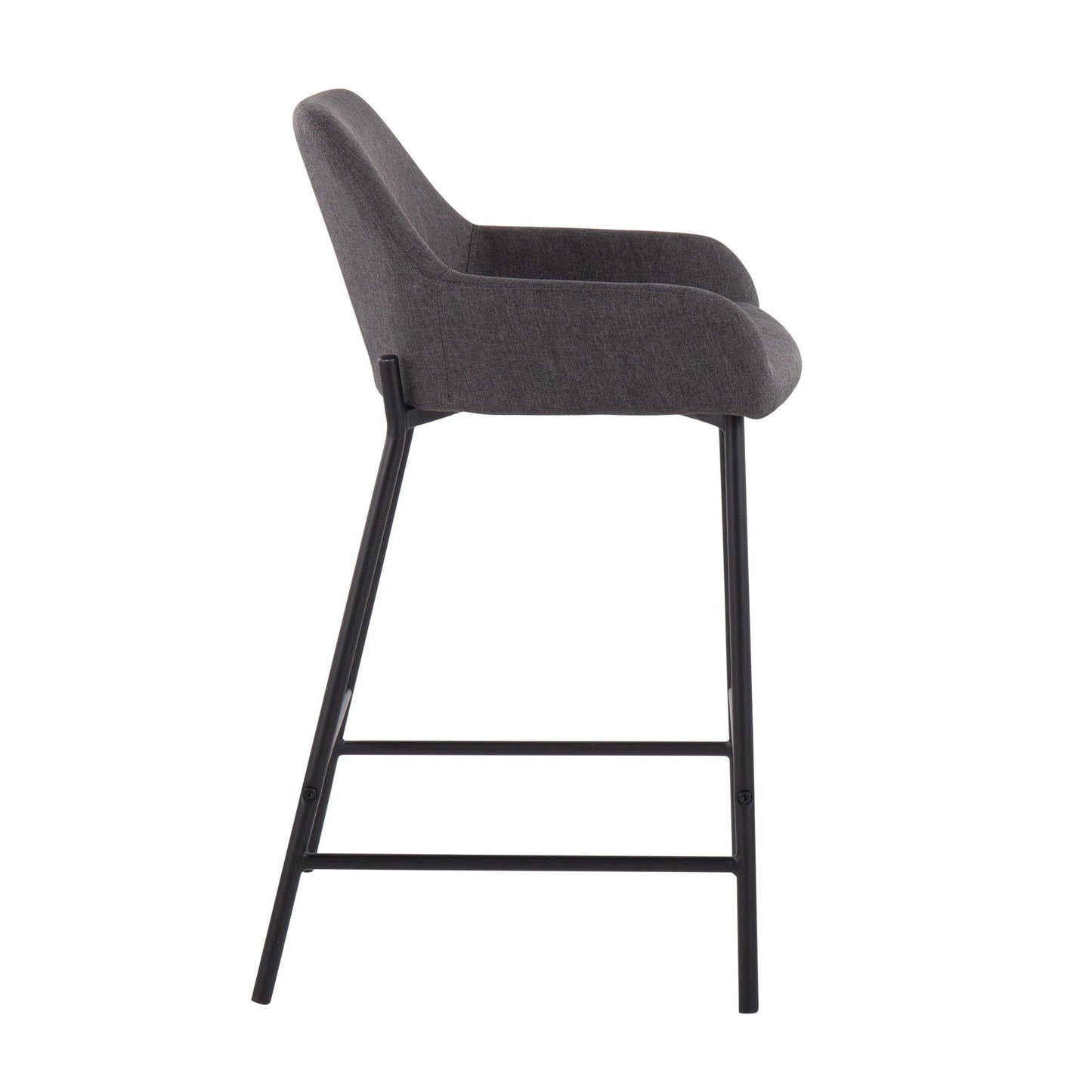 Majestic Office Furniture 24" Fixed-Height Counter Stool - Set of 2