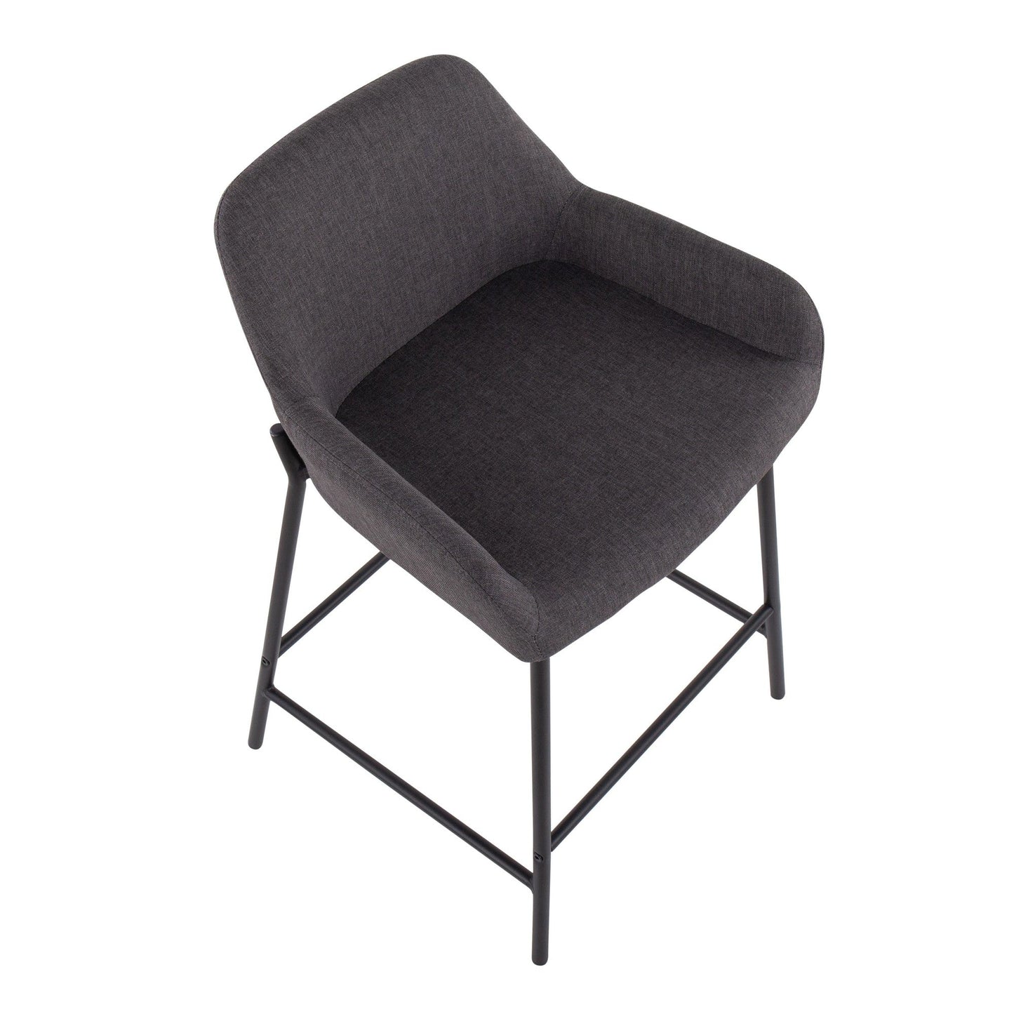 Majestic Office Furniture 24" Fixed-Height Counter Stool - Set of 2