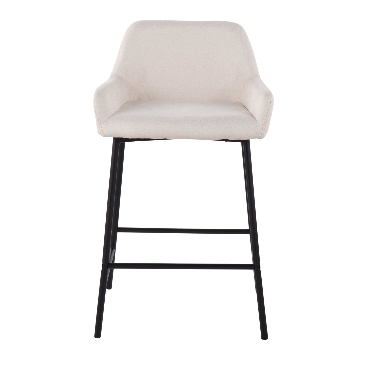 Majestic Office Furniture 24" Fixed-Height Counter Stool - Set of 2