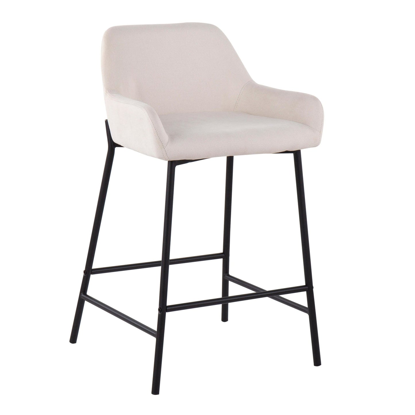 Majestic Office Furniture 24" Fixed-Height Counter Stool - Set of 2