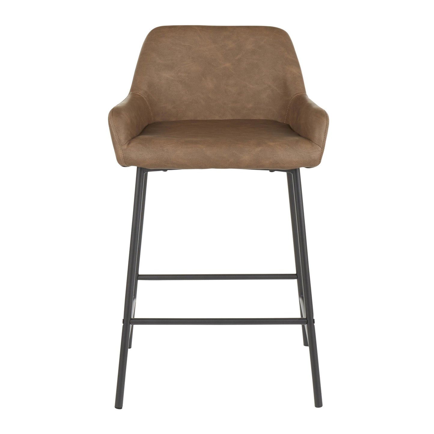 Majestic Office Furniture 24" Fixed-Height Counter Stool - Set of 2