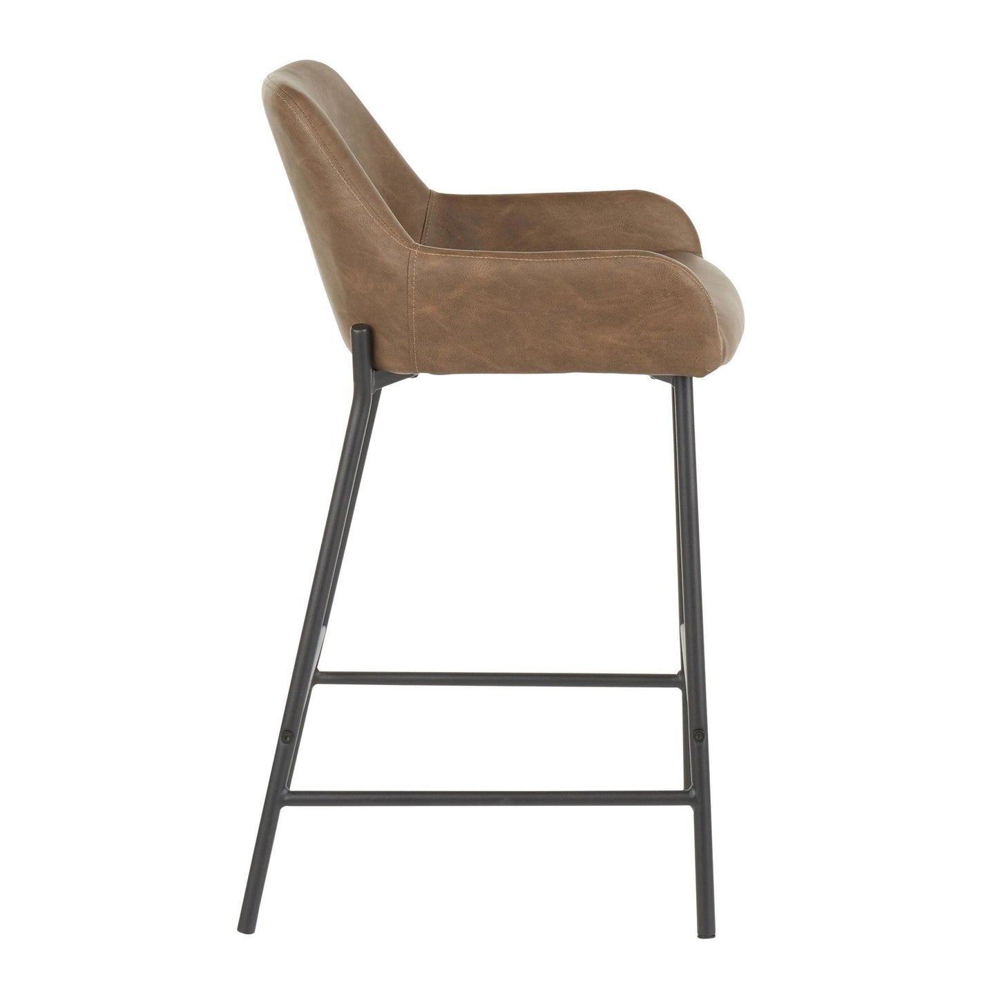 Majestic Office Furniture 24" Fixed-Height Counter Stool - Set of 2