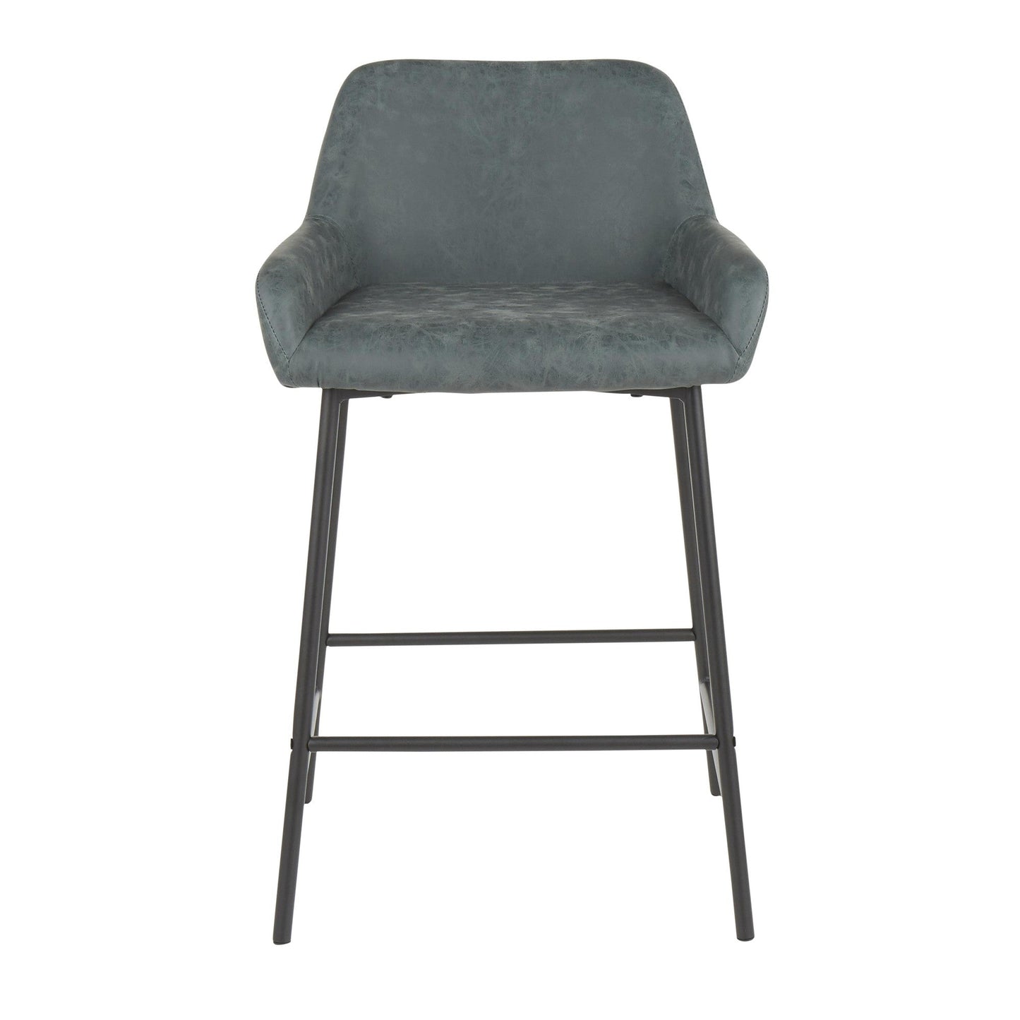 Majestic Office Furniture 24" Fixed-Height Counter Stool - Set of 2