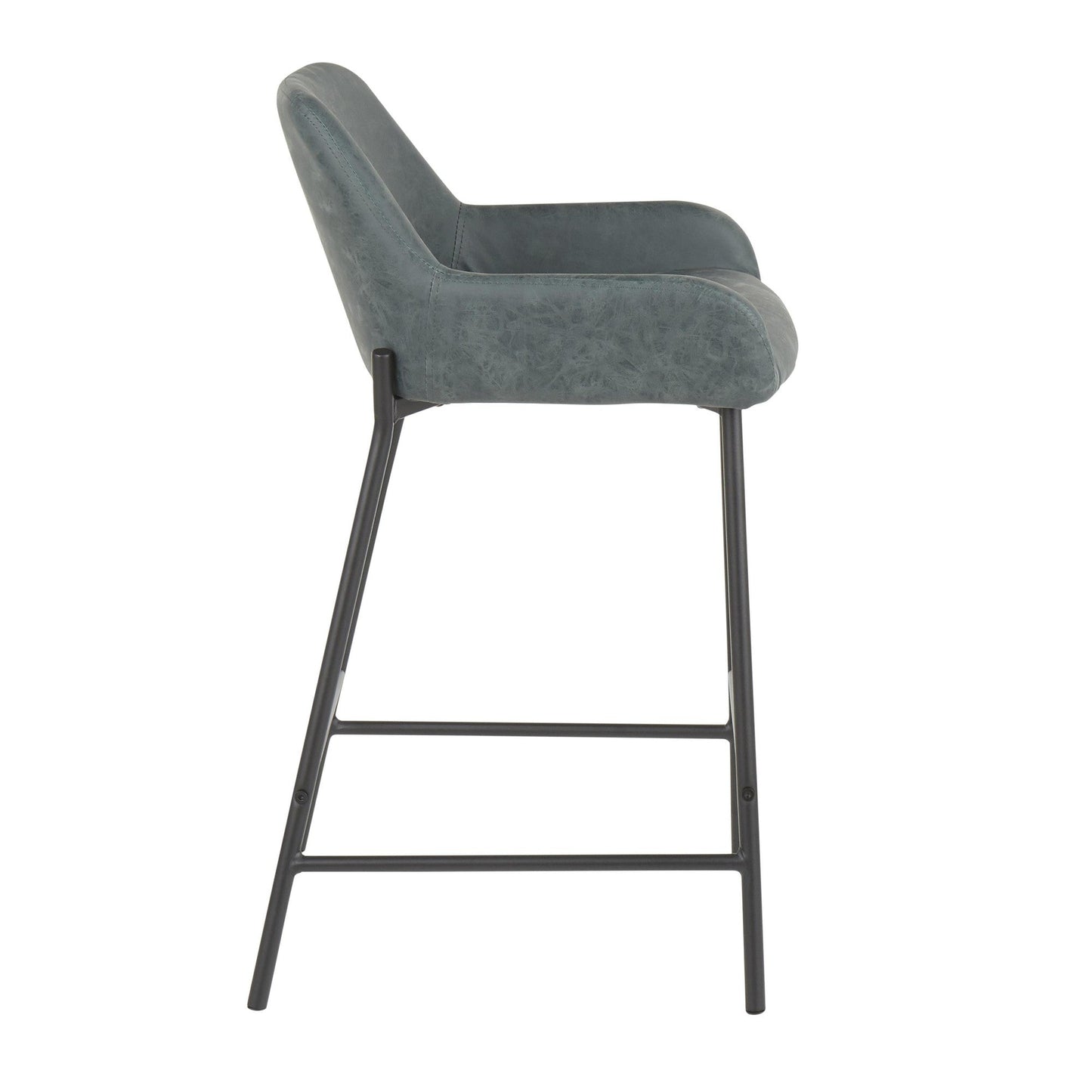 Majestic Office Furniture 24" Fixed-Height Counter Stool - Set of 2