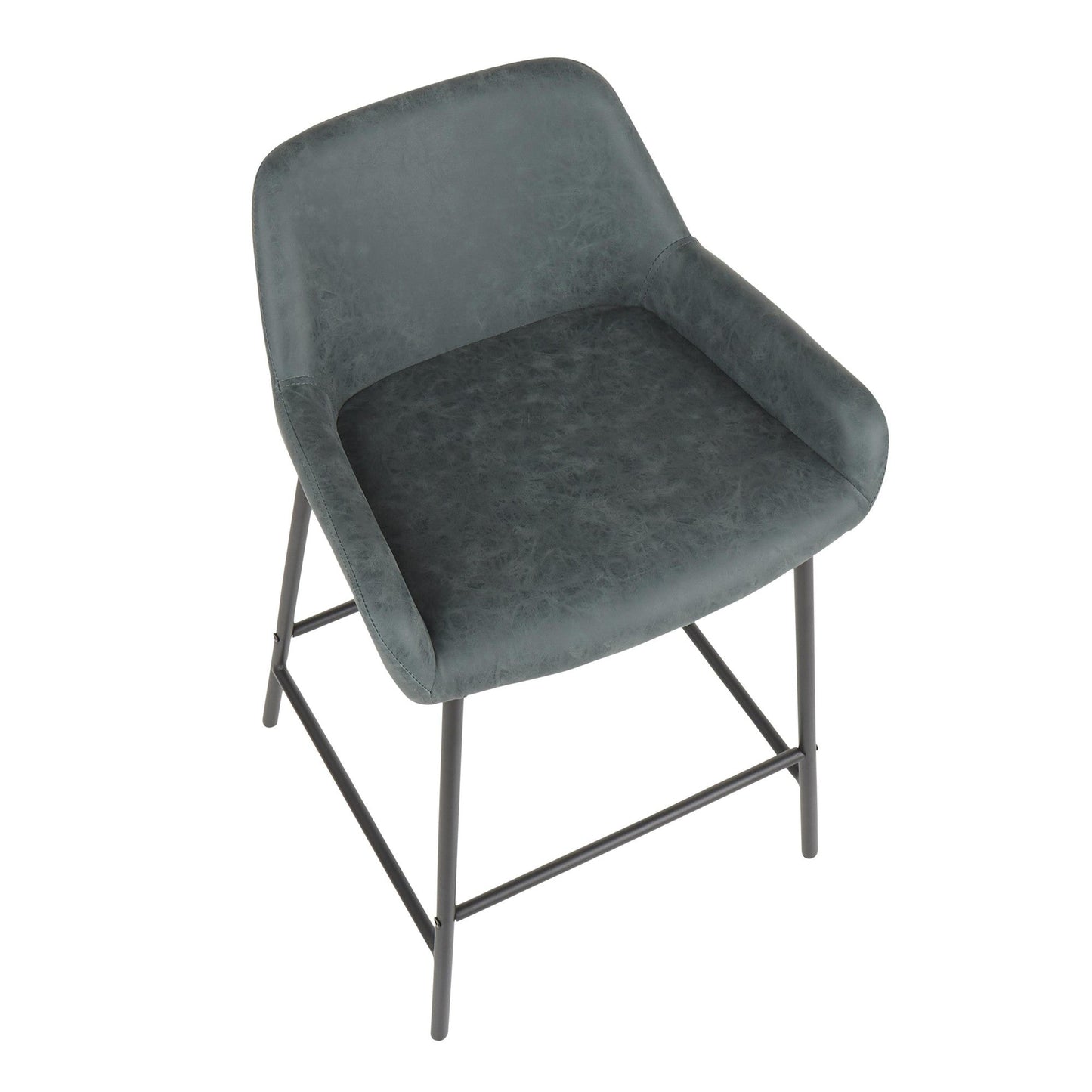 Majestic Office Furniture 24" Fixed-Height Counter Stool - Set of 2
