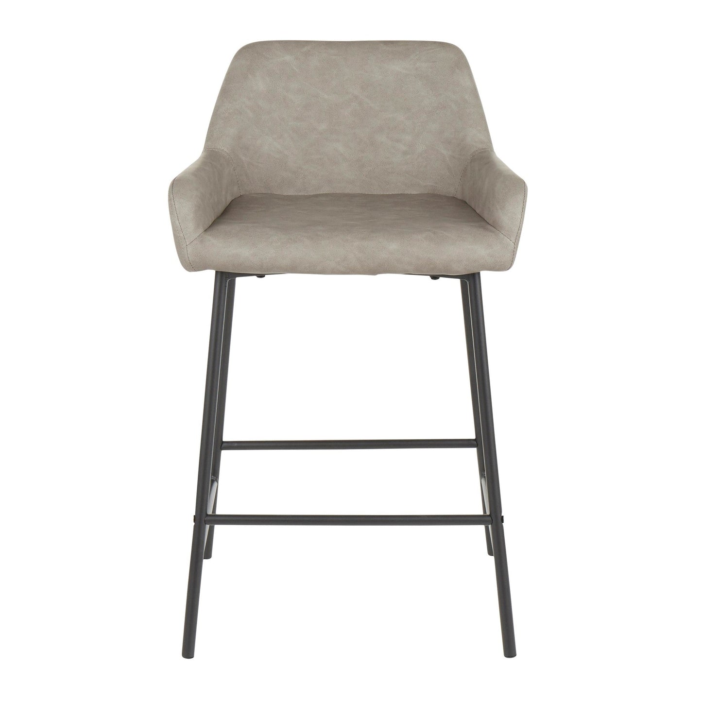 Majestic Office Furniture 24" Fixed-Height Counter Stool - Set of 2