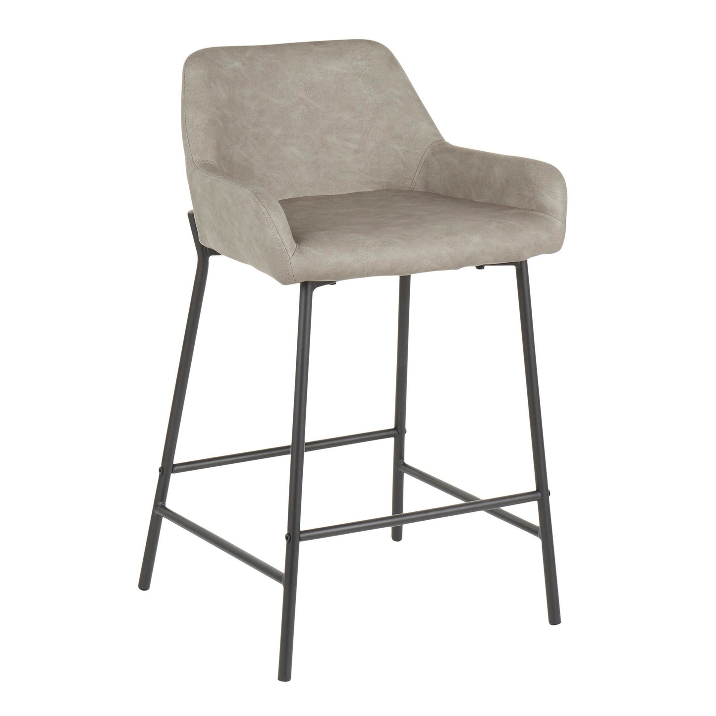 Majestic Office Furniture 24" Fixed-Height Counter Stool - Set of 2