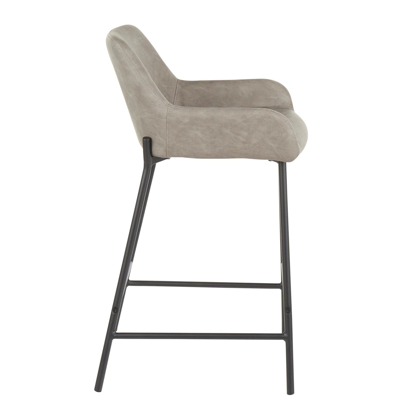 Majestic Office Furniture 24" Fixed-Height Counter Stool - Set of 2