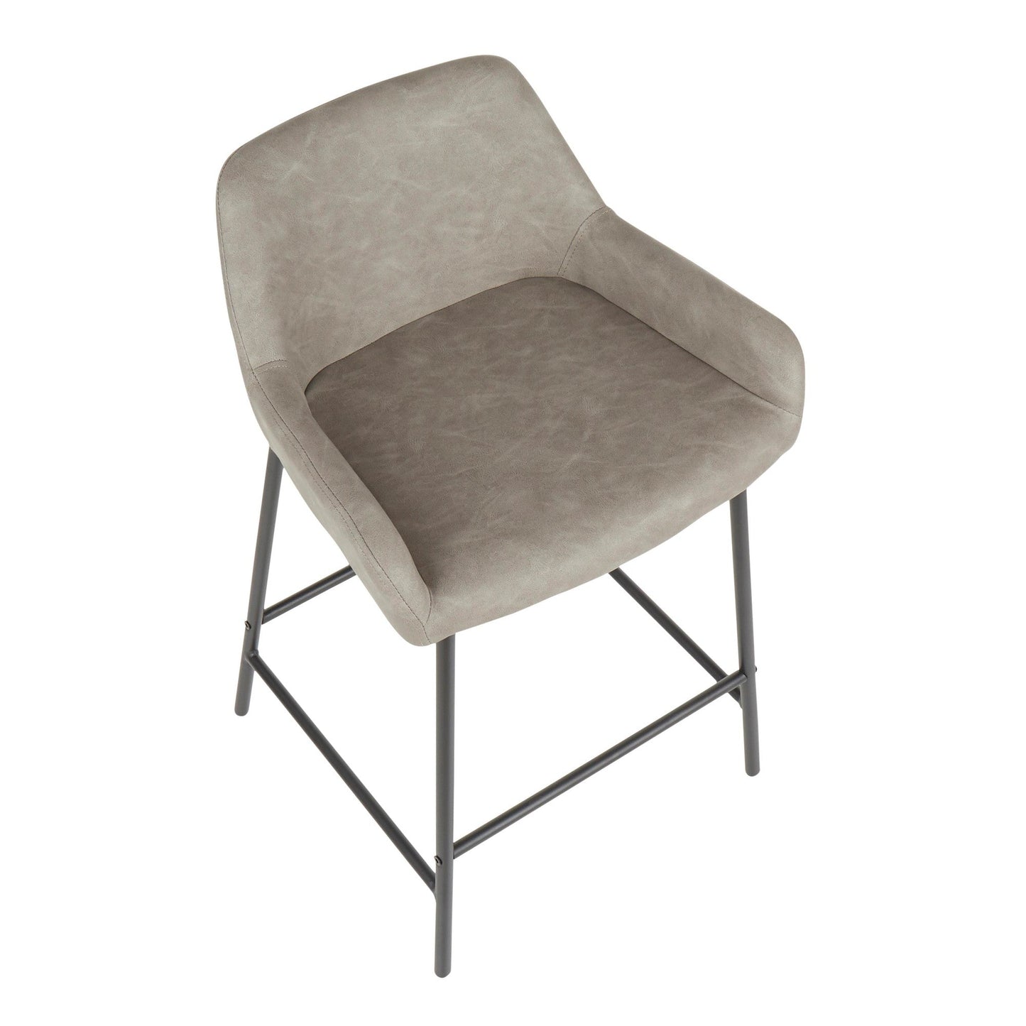 Majestic Office Furniture 24" Fixed-Height Counter Stool - Set of 2
