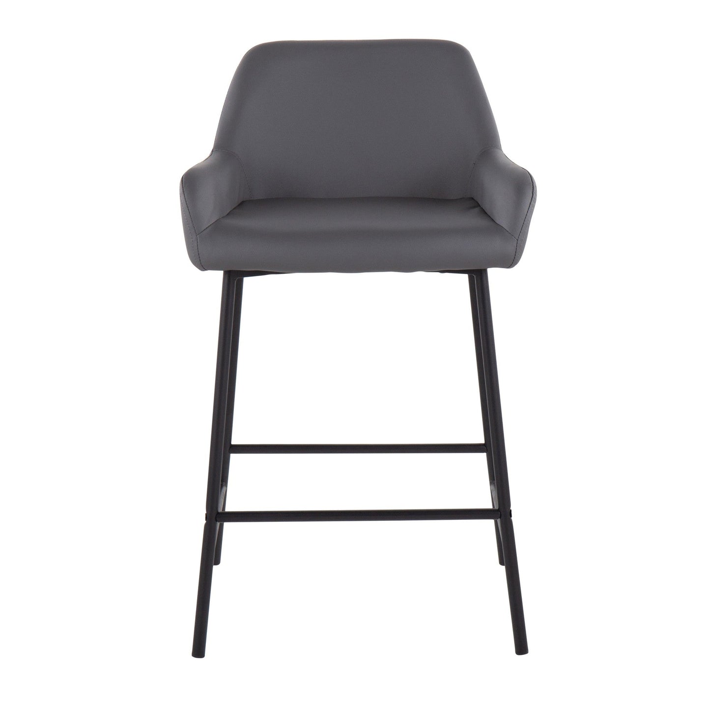 Majestic Office Furniture 24" Fixed-Height Counter Stool - Set of 2