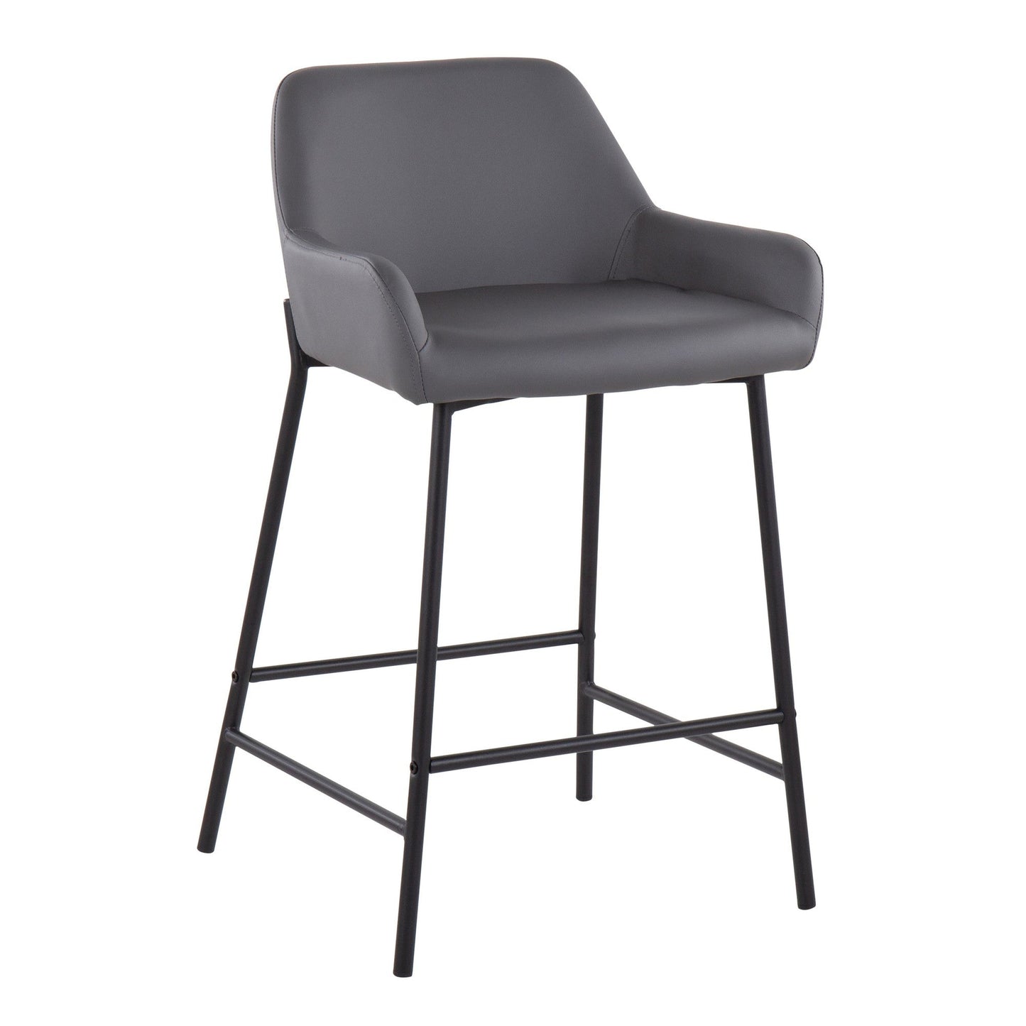 Majestic Office Furniture 24" Fixed-Height Counter Stool - Set of 2
