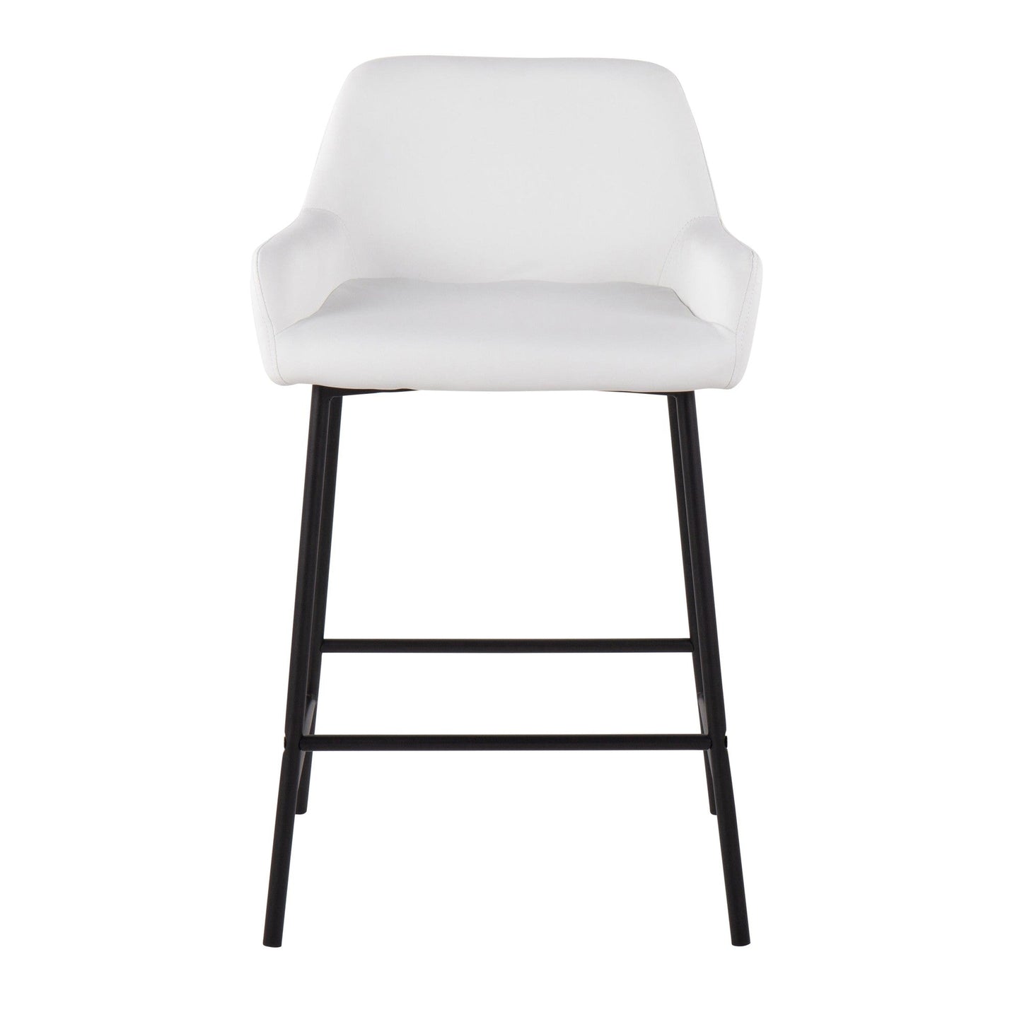 Majestic Office Furniture 24" Fixed-Height Counter Stool - Set of 2