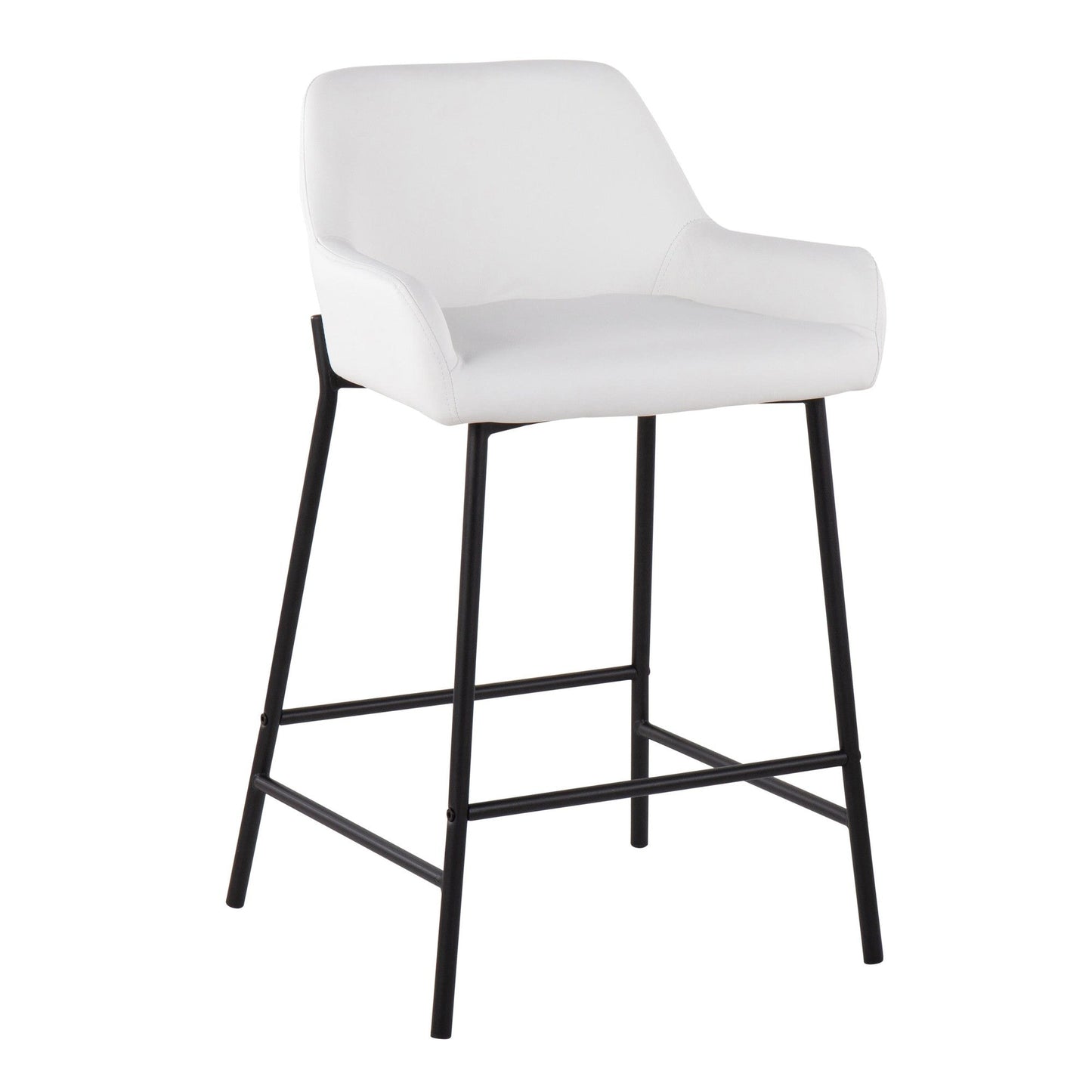 Majestic Office Furniture 24" Fixed-Height Counter Stool - Set of 2