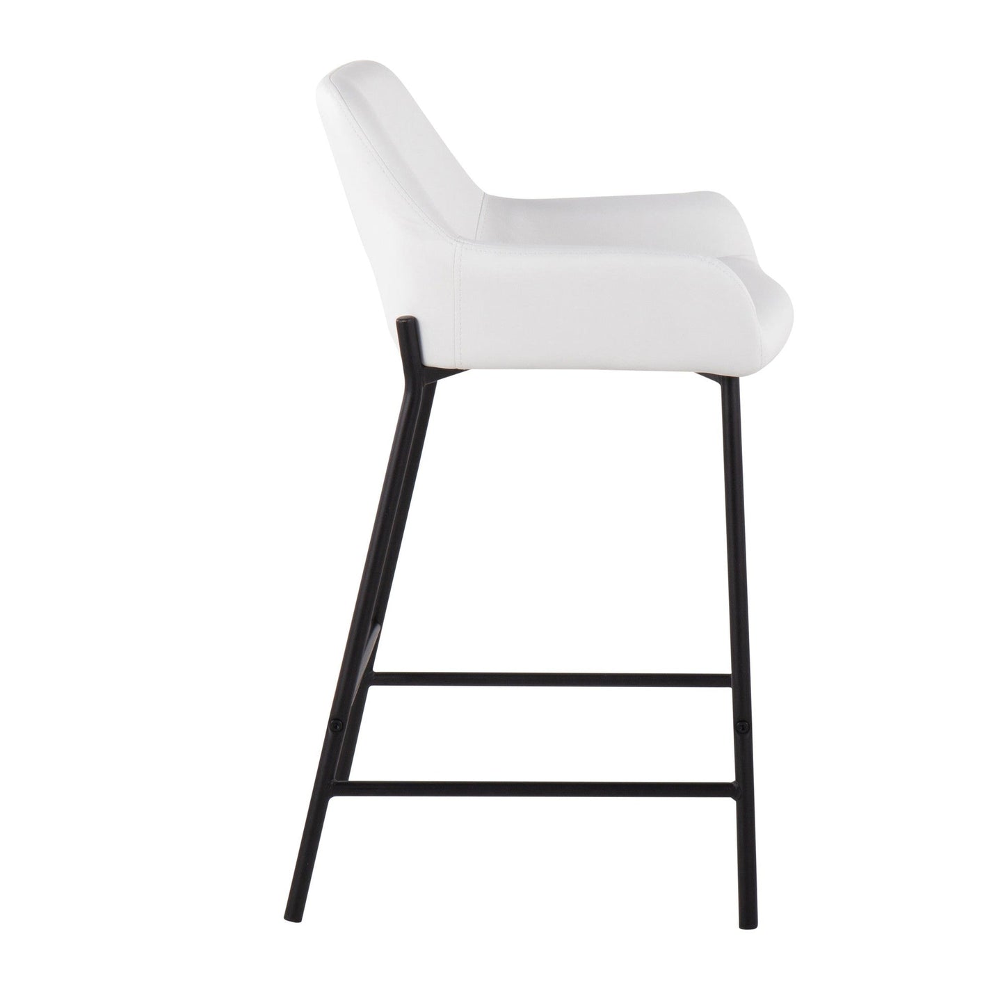 Majestic Office Furniture 24" Fixed-Height Counter Stool - Set of 2